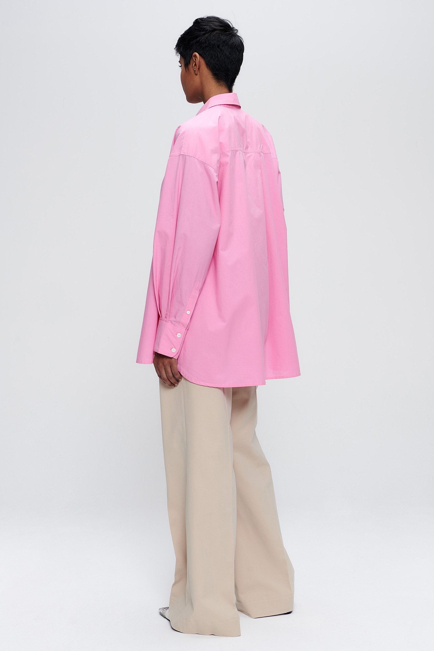 WIDE ORGANIC COTTON SHIRT PEONIA 3