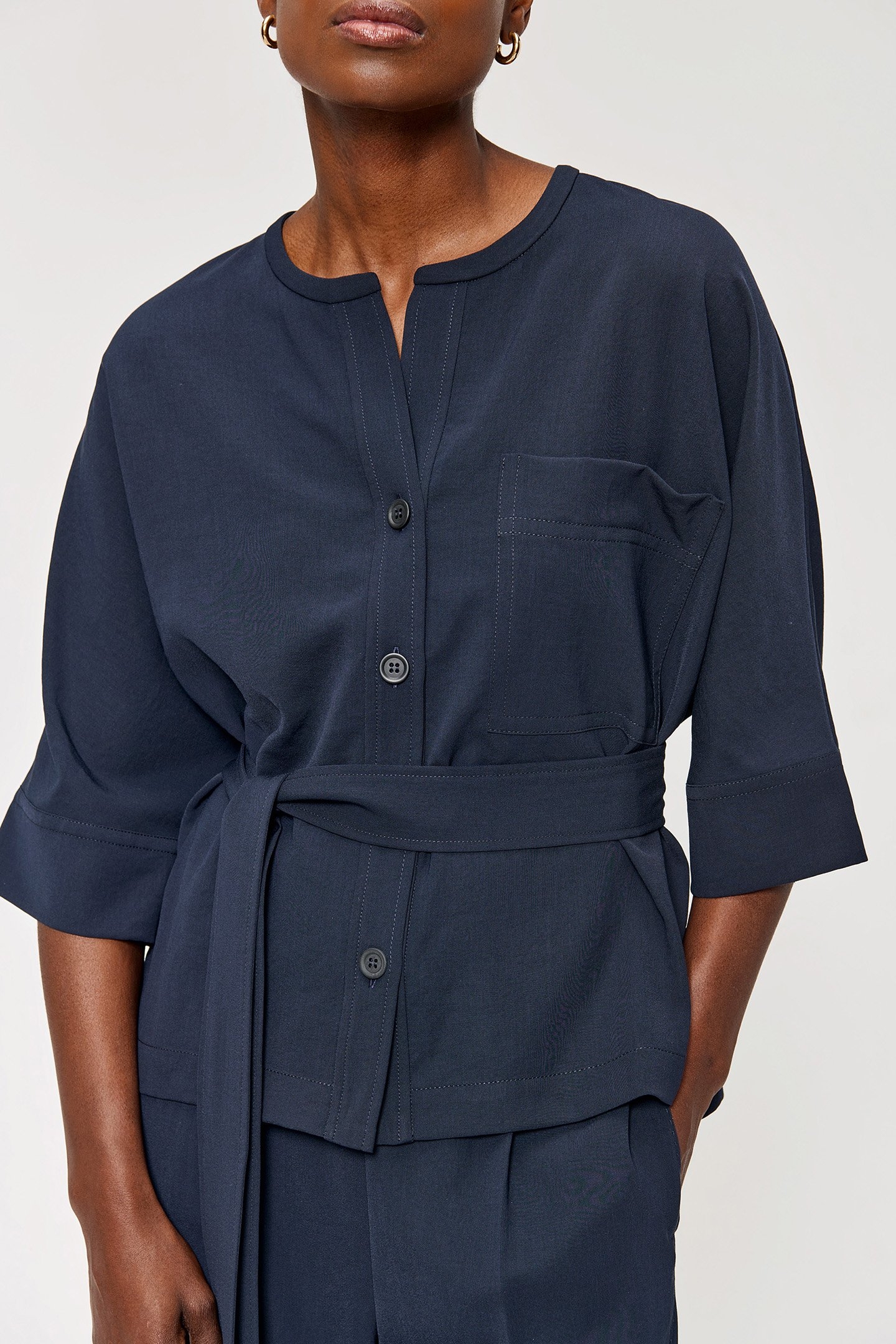 JAP CREPE EASY TOP MIDNIGHT BLUE 4