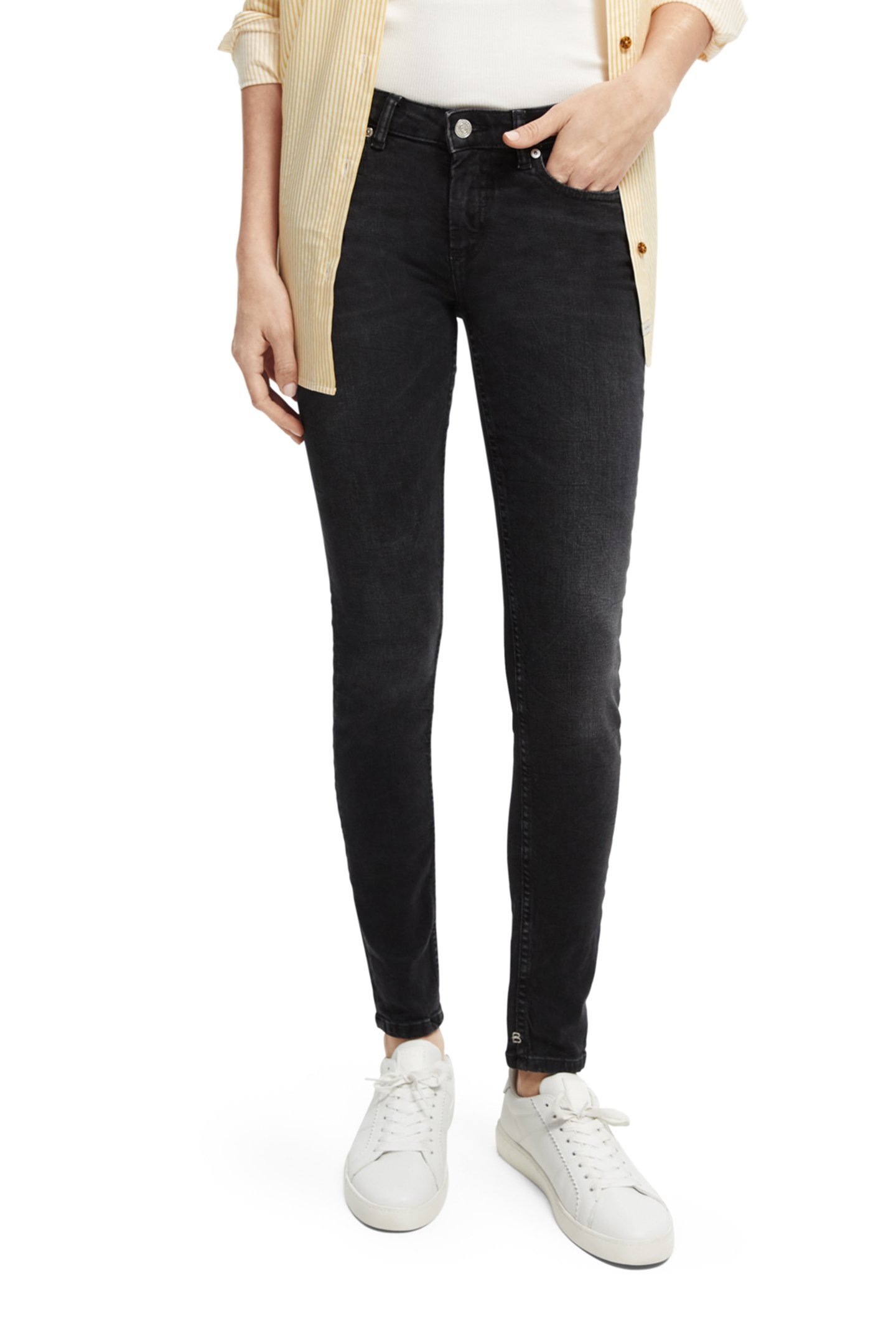 ESSENTIALS BOHEMIENNE SKINNY JEANS — BLACK COAST 1