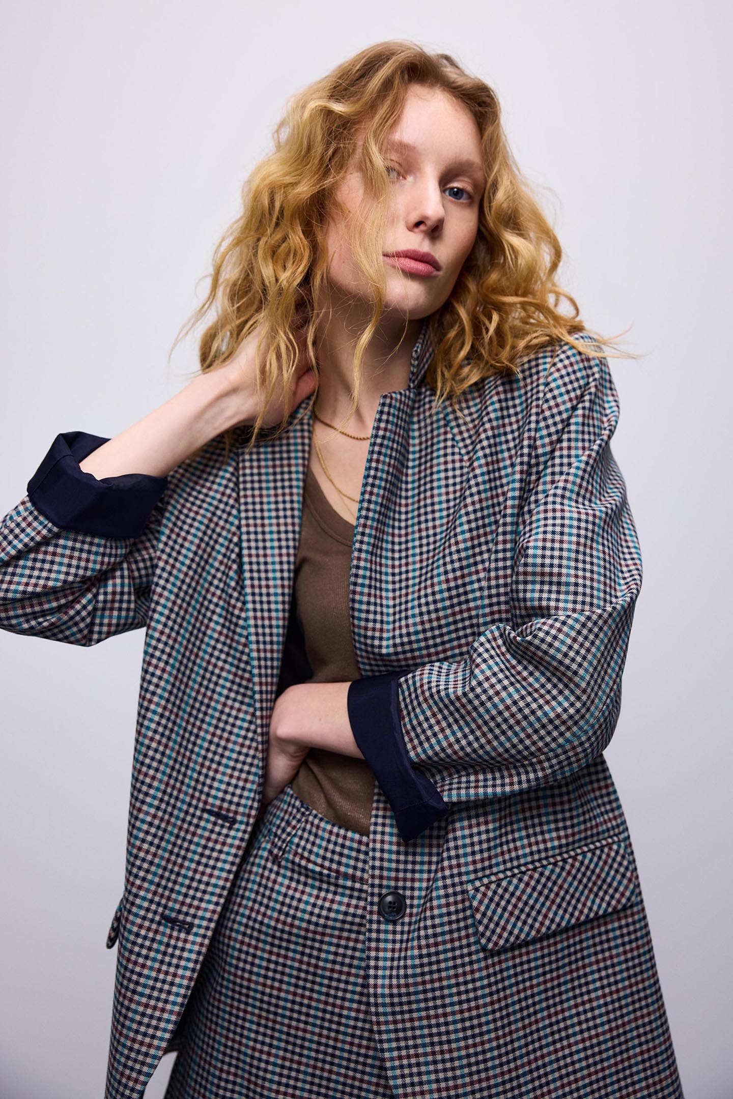 BLAZER MULTI COLOUR CHECK MULTICOLOUR 4