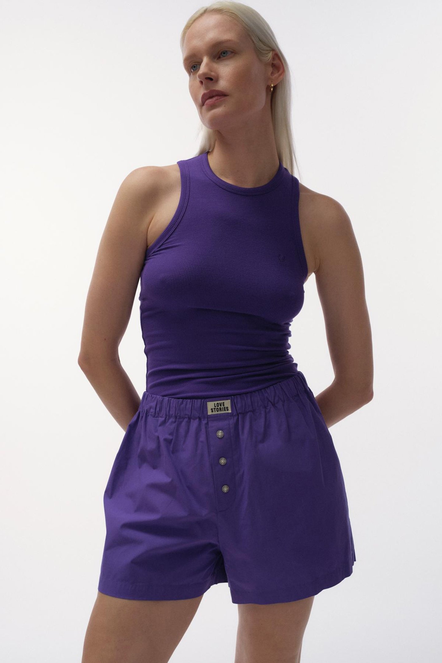 JAMES SHORTS PURPLE 1