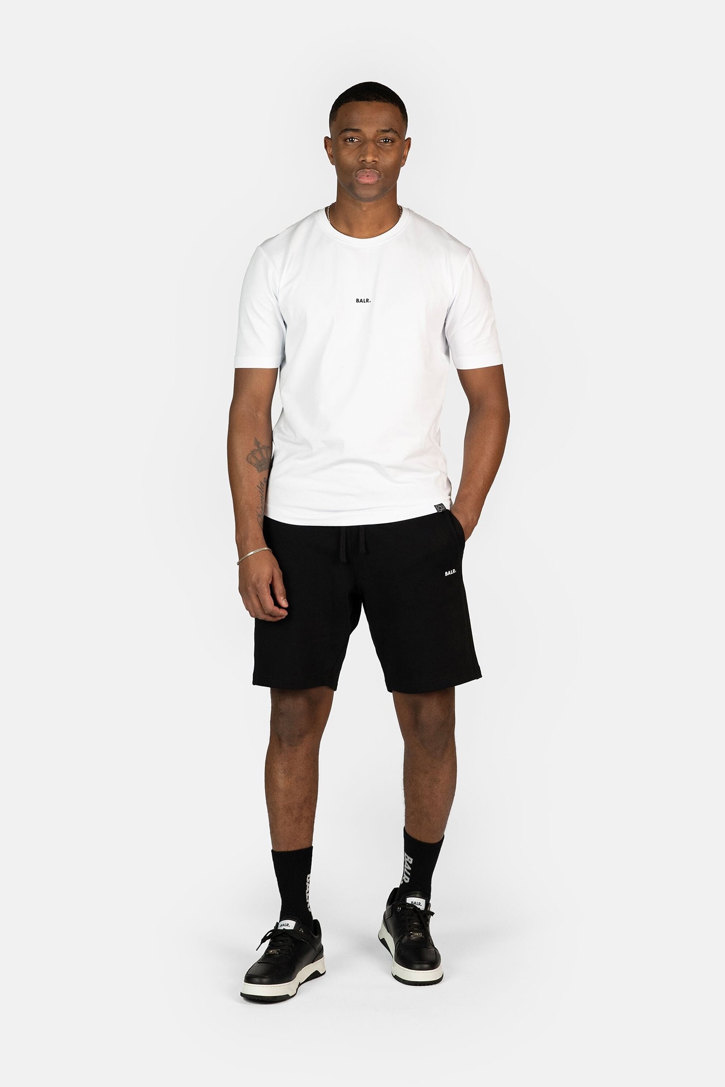 BRAND SLIM FIT T-SHIRT BRIGHT WHITE 2