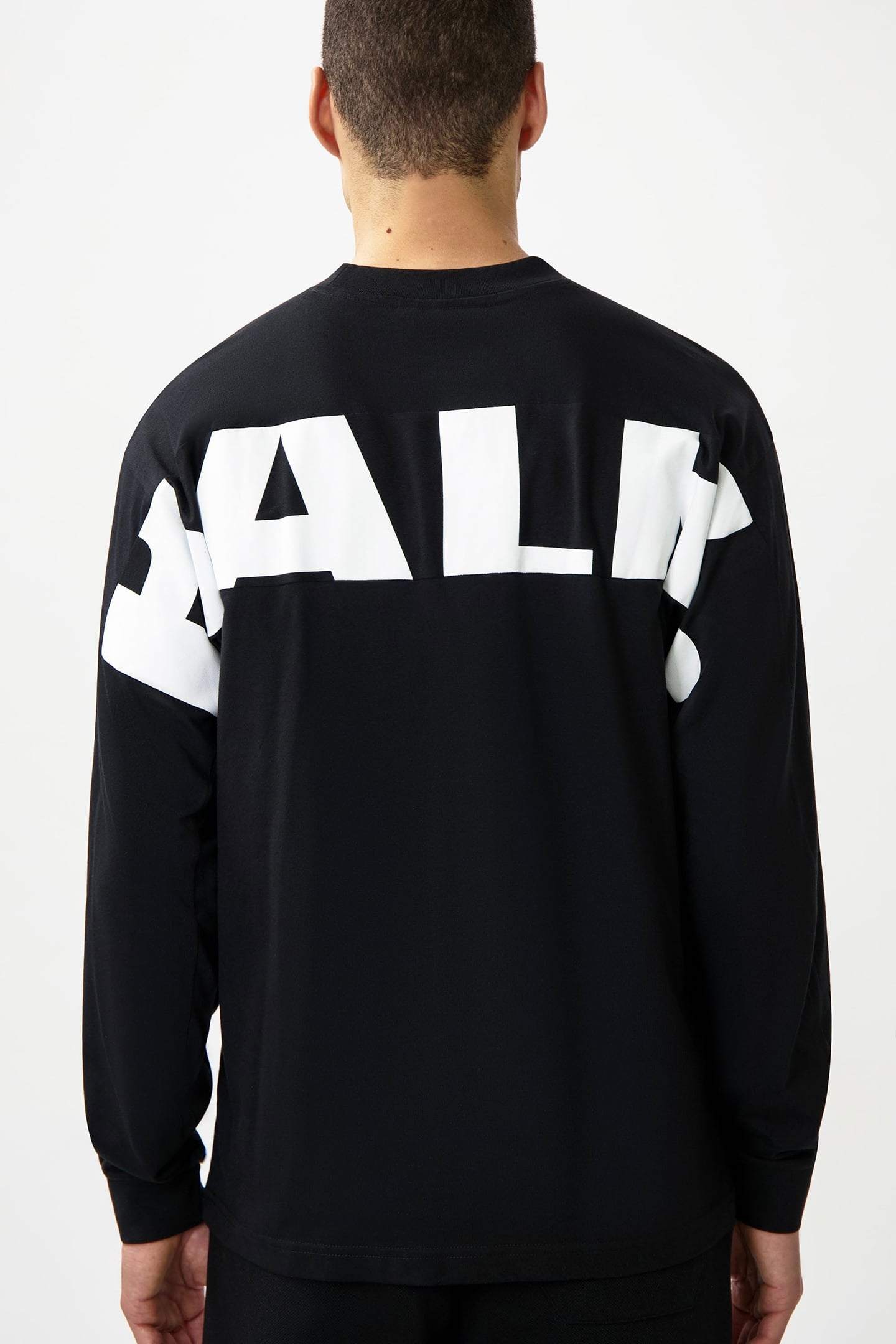 GAME DAY BOX FIT LONG SLEEVE T-SHIRT JET BLACK 2