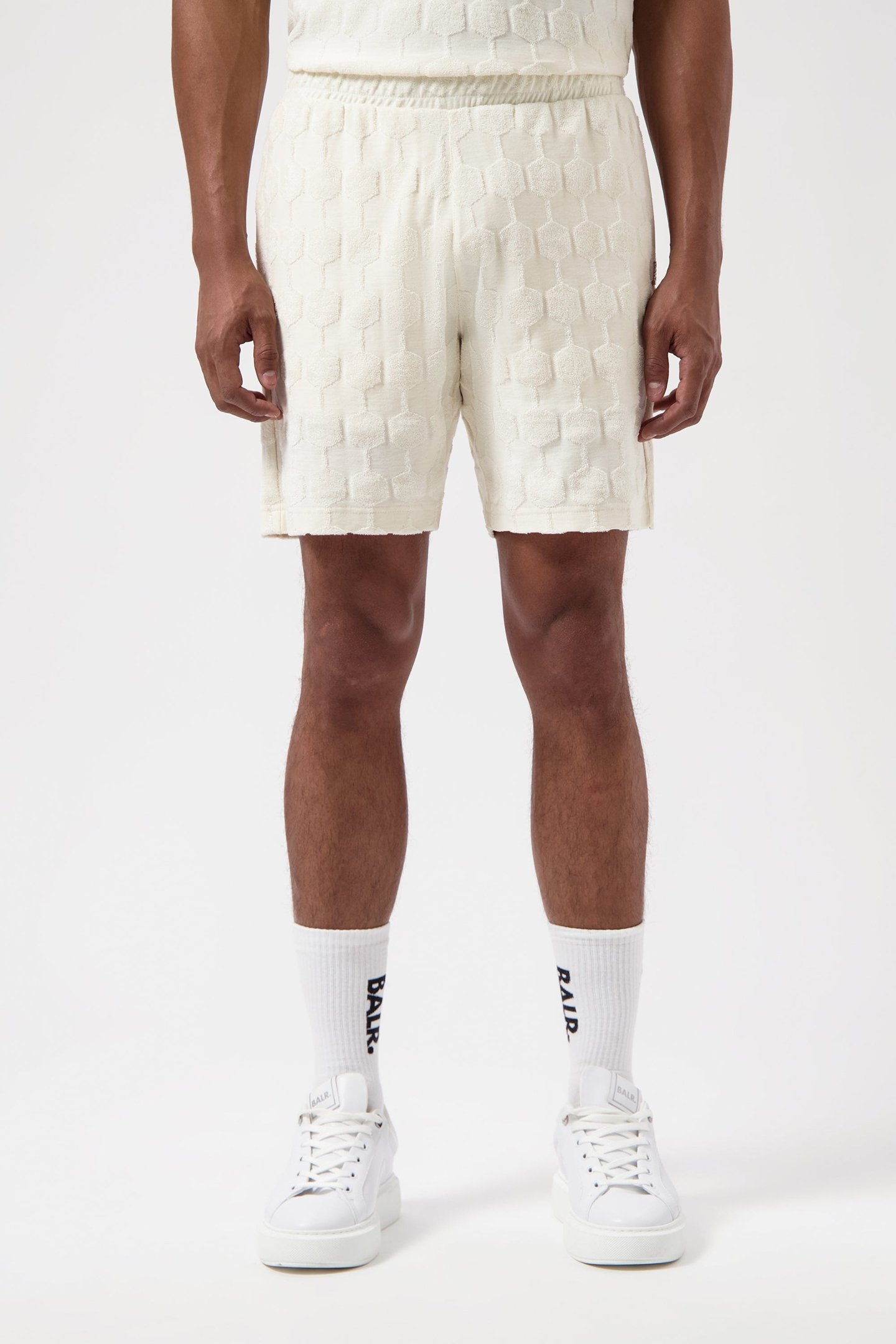 TERRY SHORTS LIGHT BEIGE 1