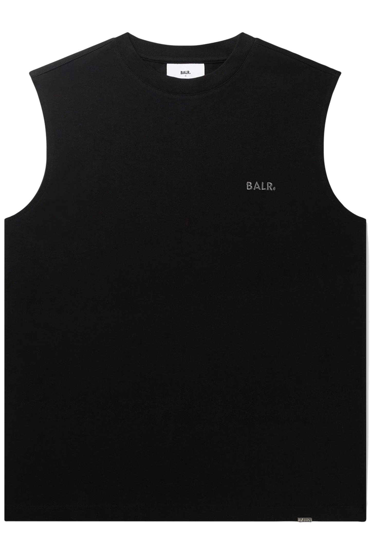 LOGO OVERSIZED TANKTOP JET BLACK 3