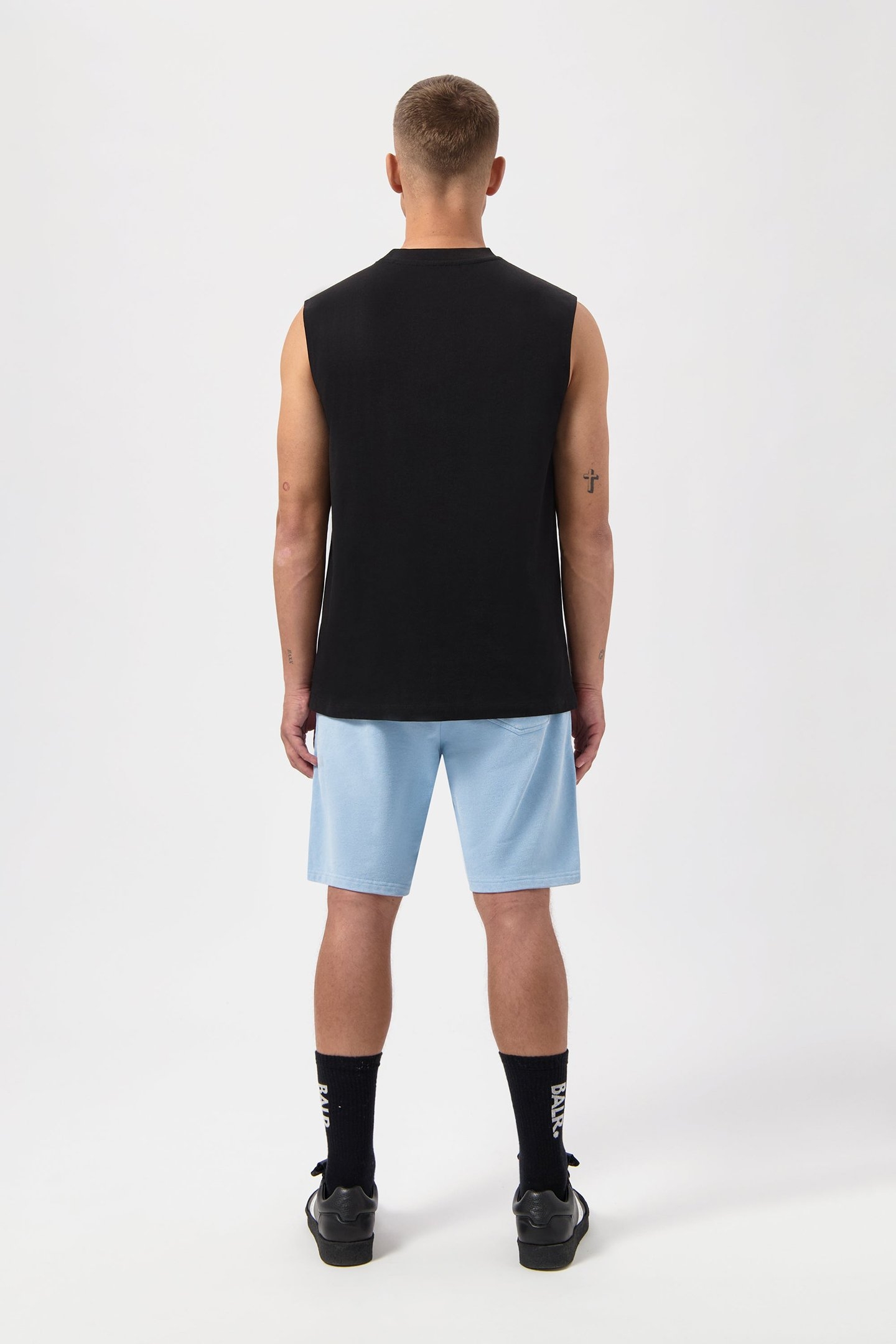 LOGO OVERSIZED TANKTOP JET BLACK 2
