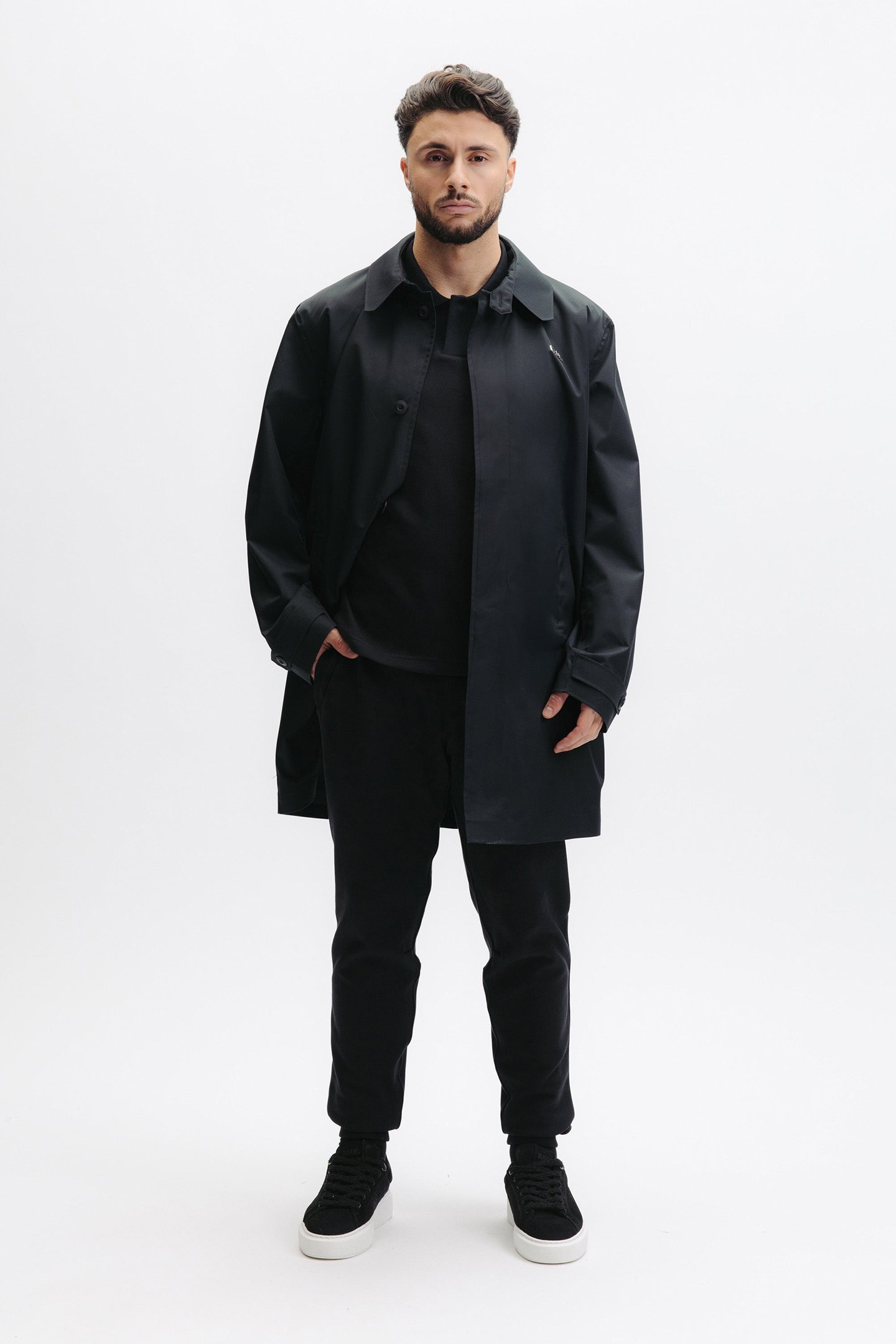 Q SERIES TRENCH COAT JET BLACK 6