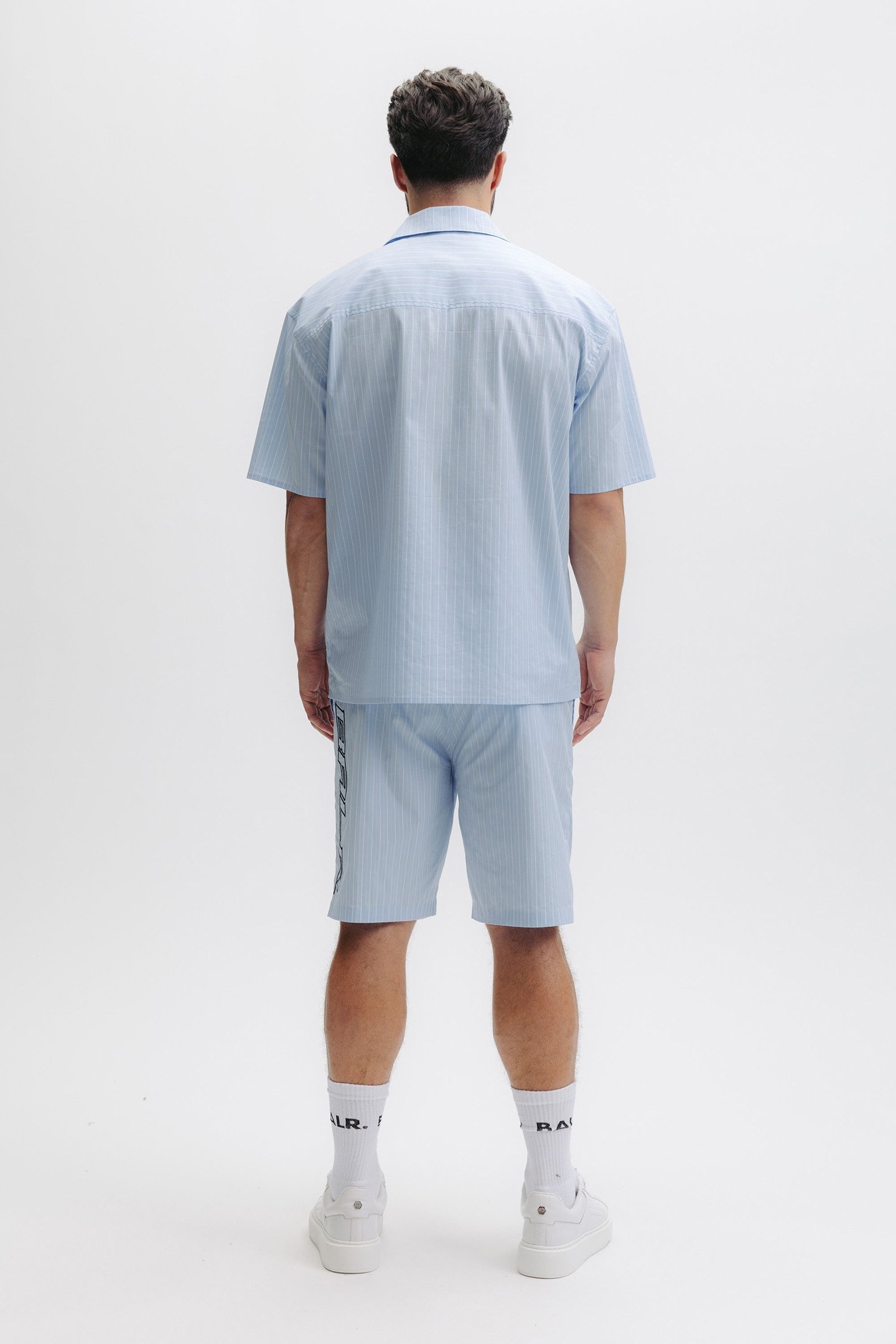 DIEGO BOX SHIRT WHITE/LIGHT BLUE 2