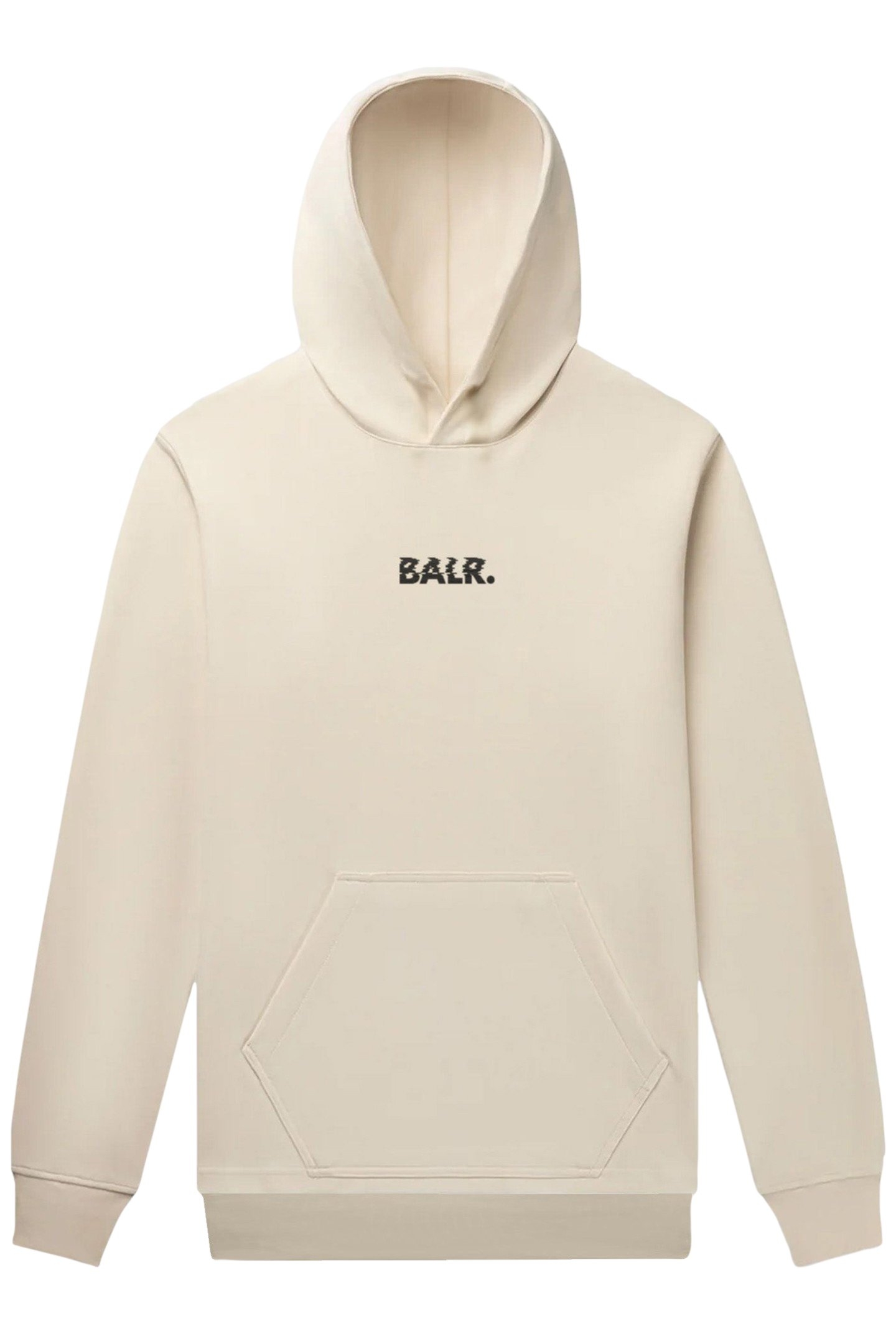 BALR. GLITCH HOODIE WHITE SWAN 1