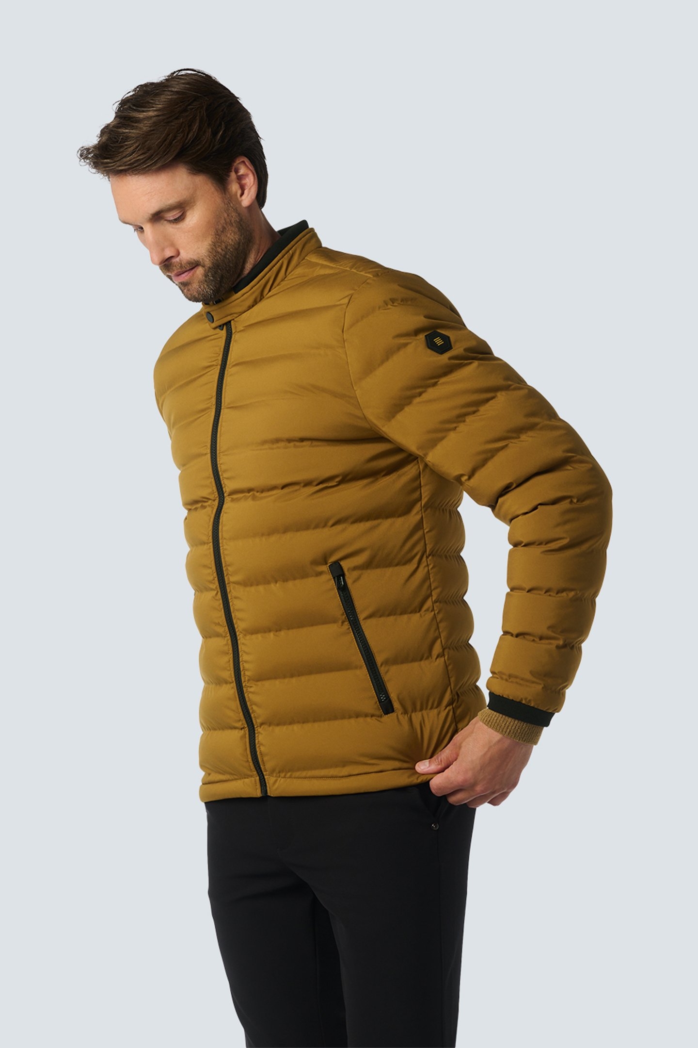 JACKET SHORT FIT SEALED BRONZE 1