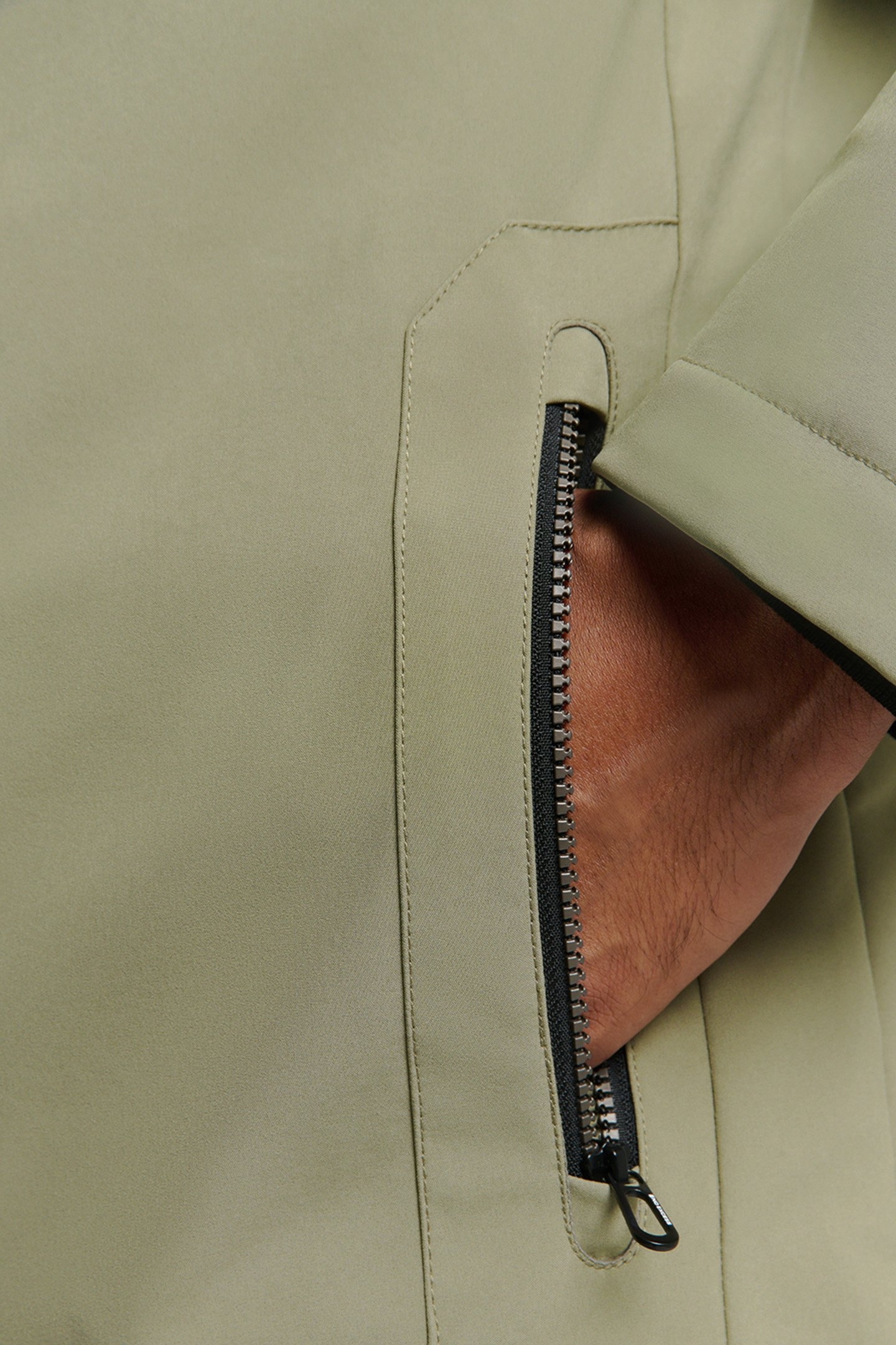 JACKET SHORT FIT HOODED SOFTSHELL STRETCH SMOKE 7