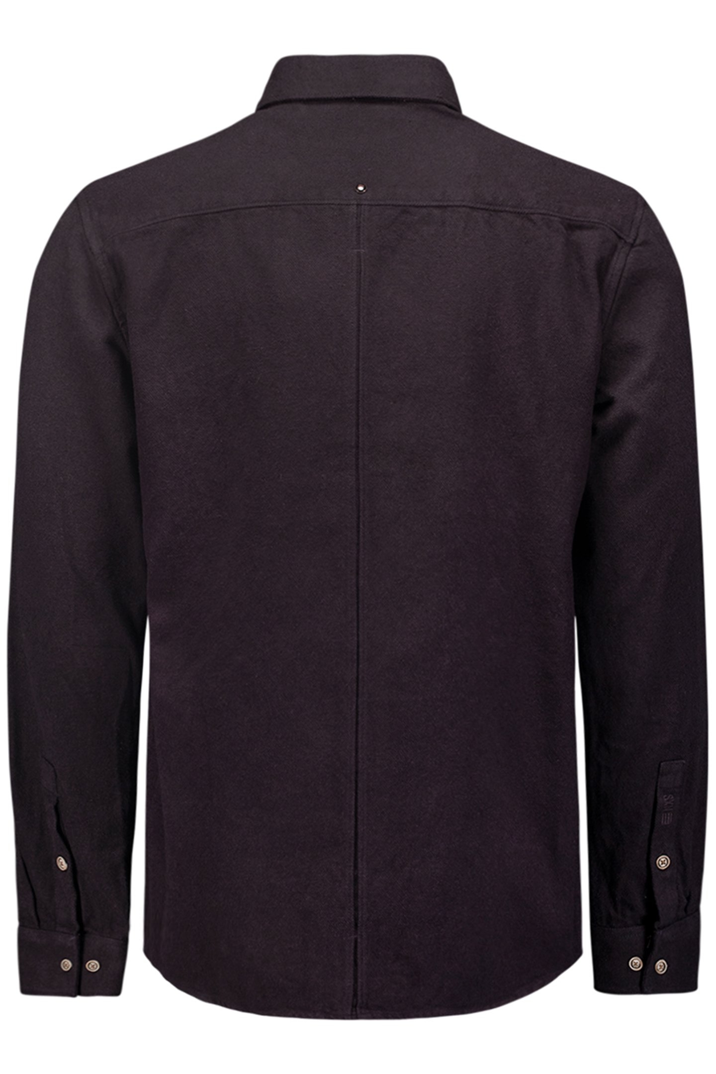 SHIRT CHECK2 COLOURED TWILL AUBERGINE 5