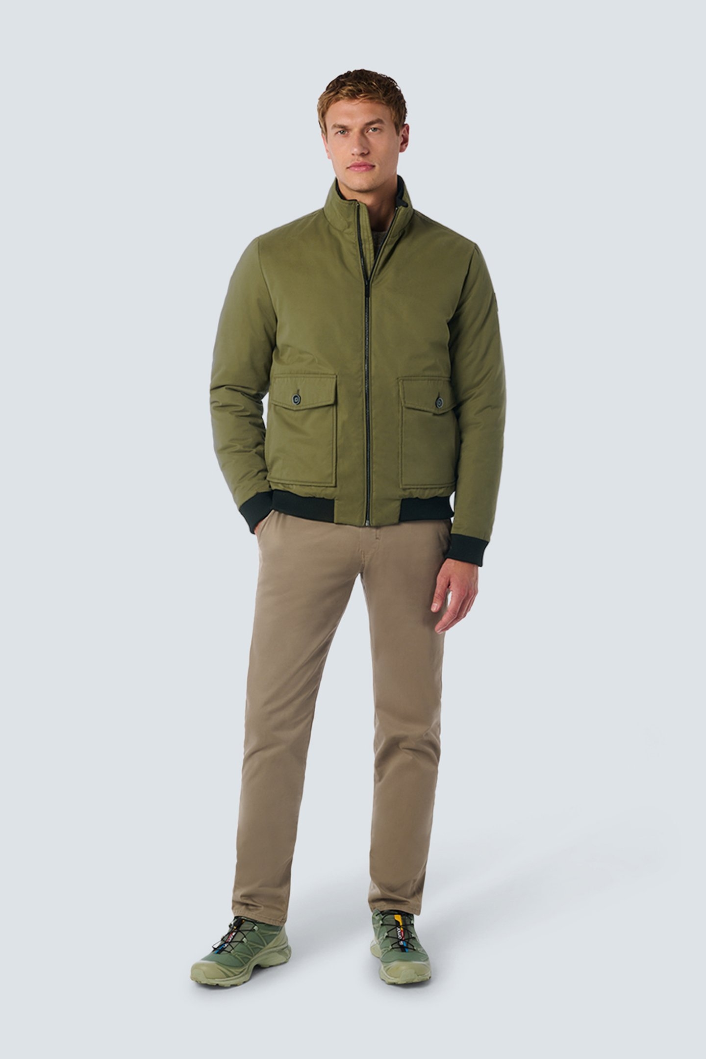 JACKET SHORT FIT PADDED ARMY 3