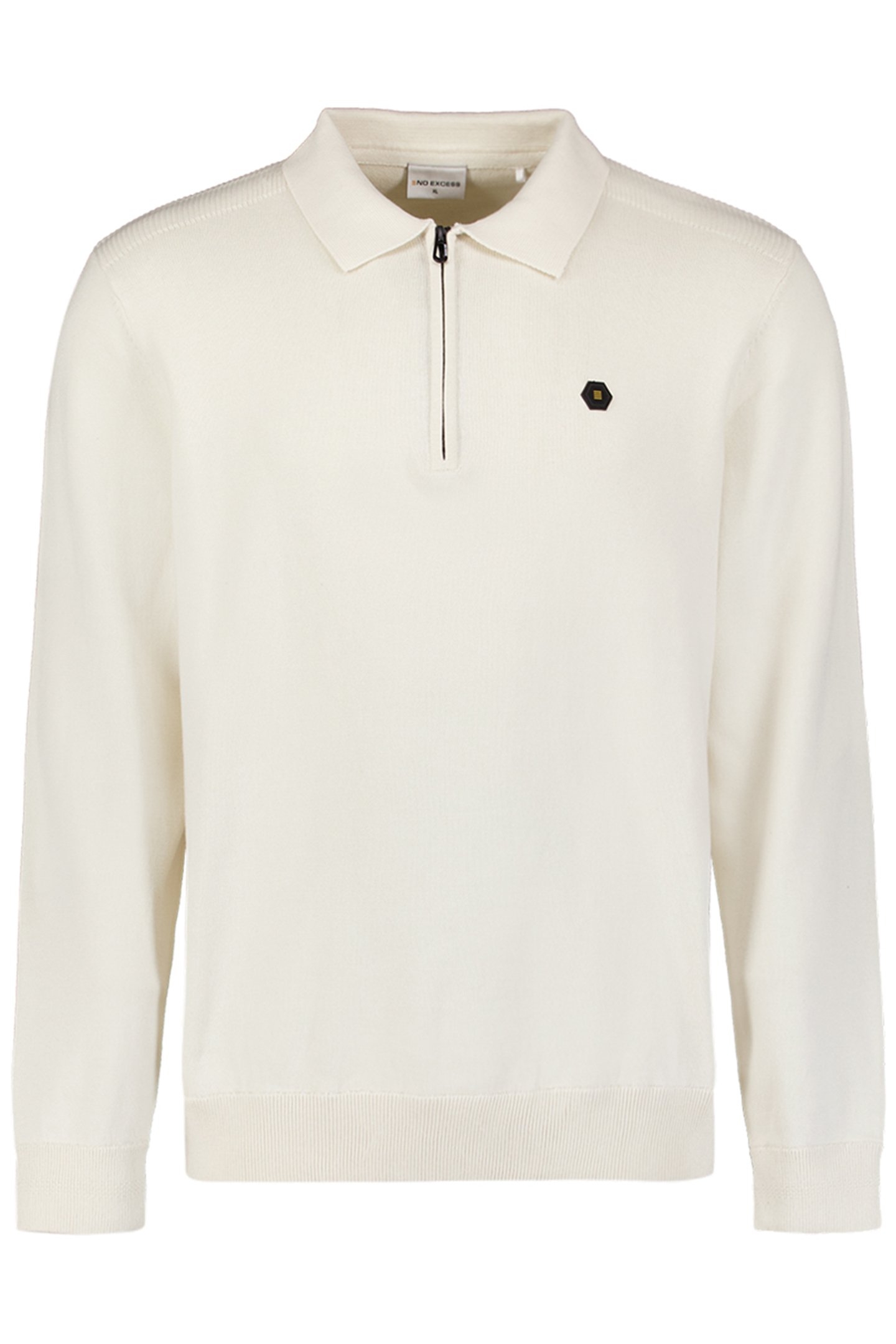 PULLOVER POLO HALF ZIPPER SOLID KNIT KIT 1