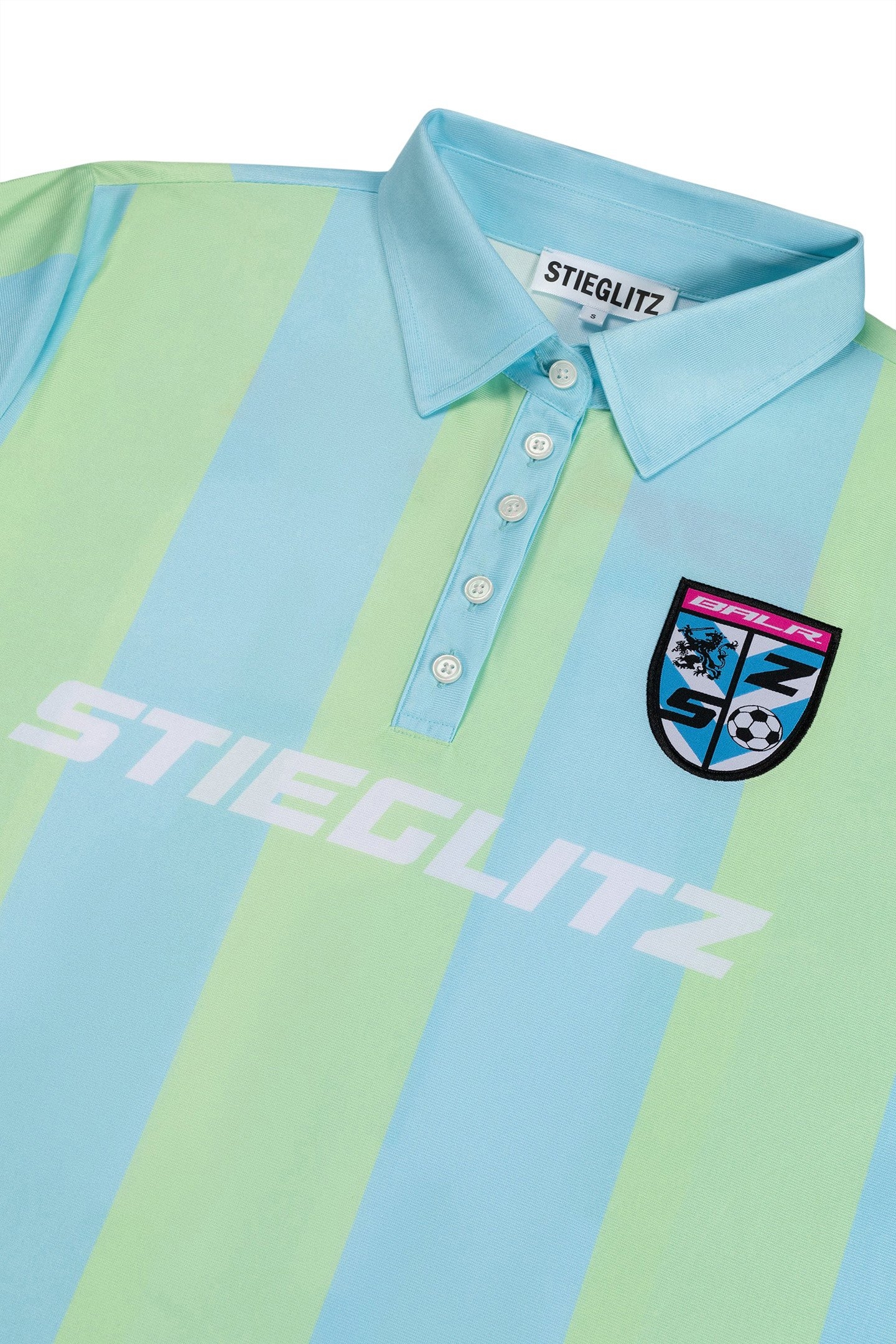 DEMY FOOTBALL JERSEY BLUE/GREEN 3