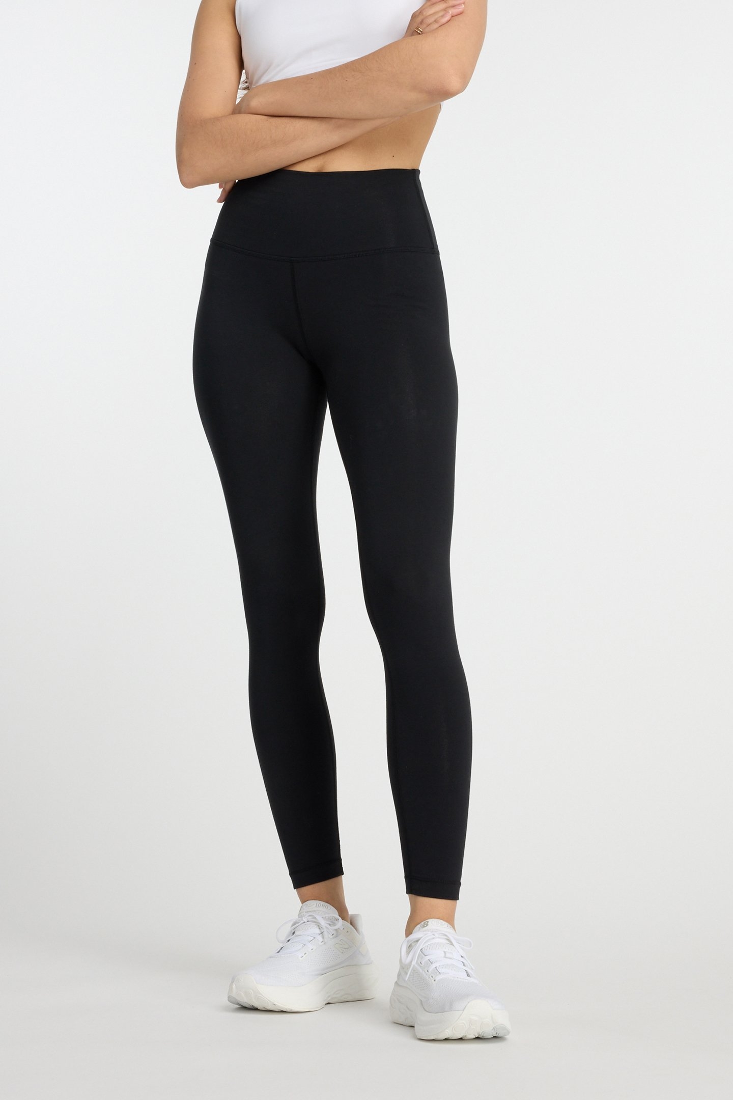 COTTON HIGH RISE LEGGING 27" BLACK 1
