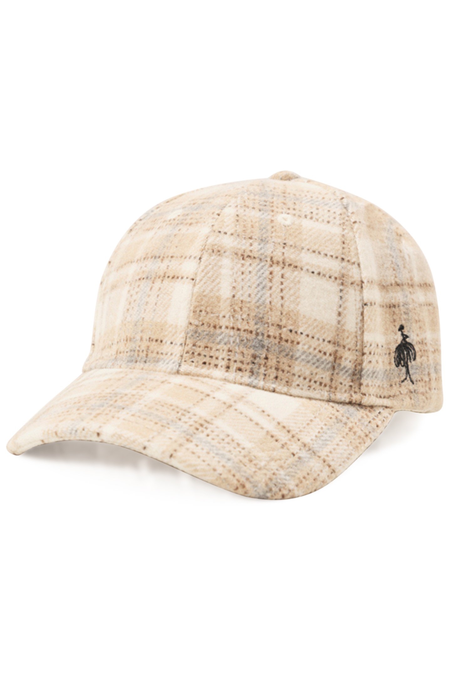 AYLER - WOOLEN COOKIE CAP WITH CHECKERED PATTERN AND DANCER  1