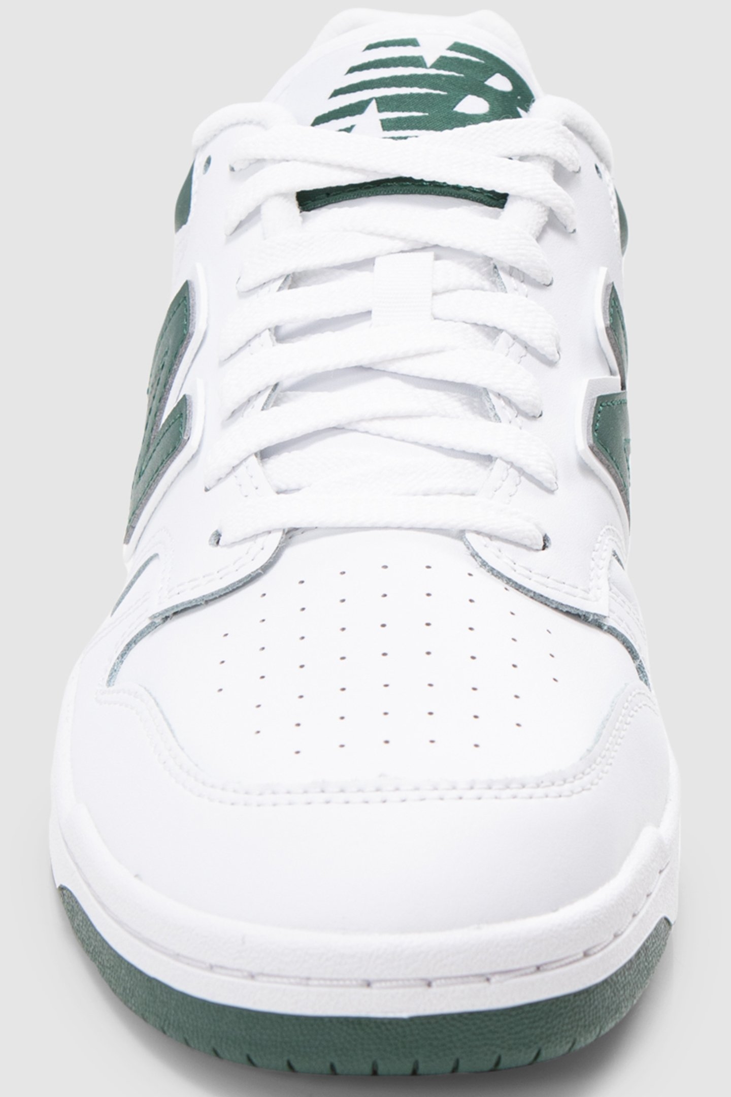 NEW BALANCE 480 WHITE AND GREEN TRAINERS 4