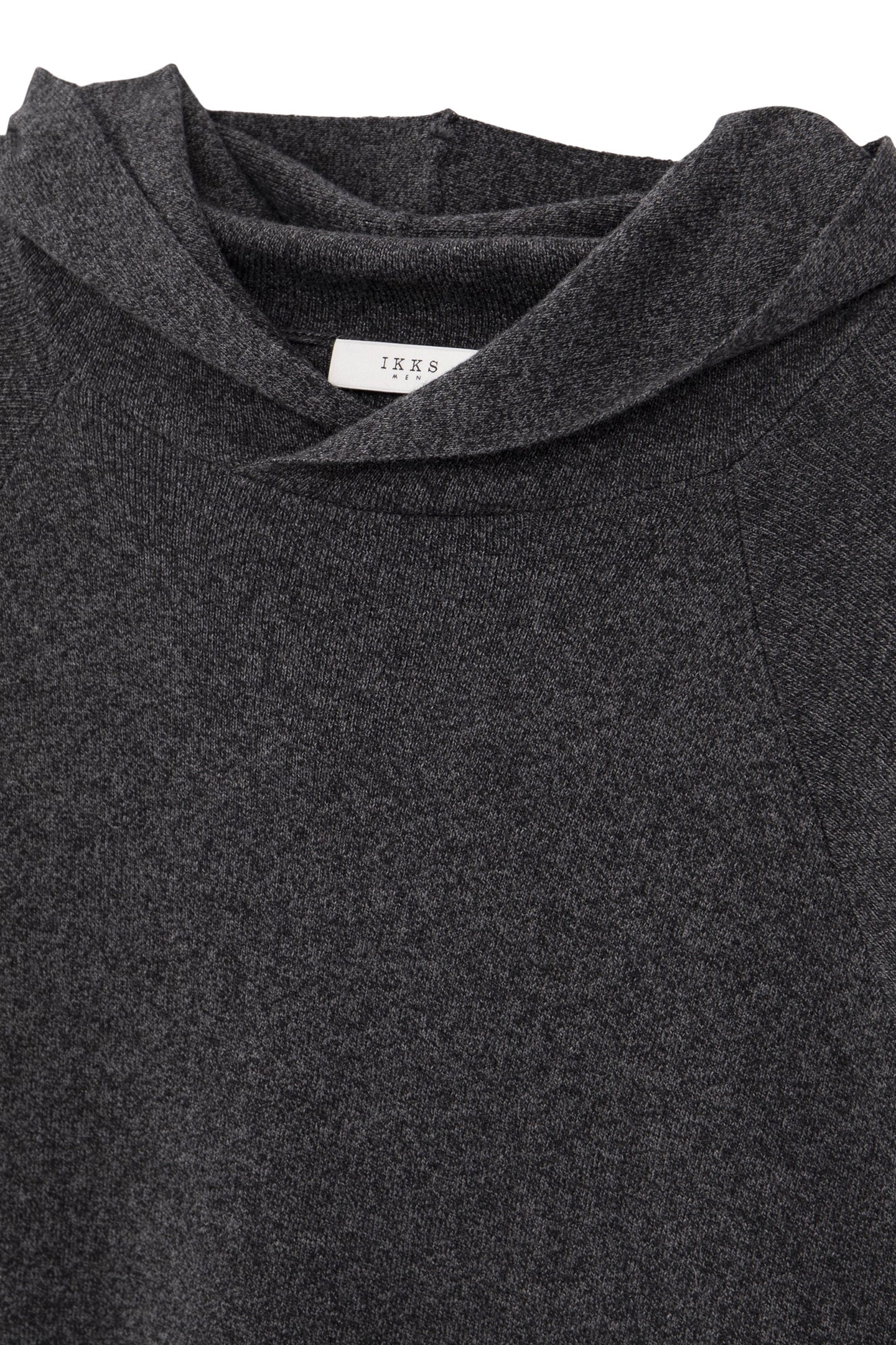 DRY FAST HOODED GRAPHITE KNIT SWEATER 7