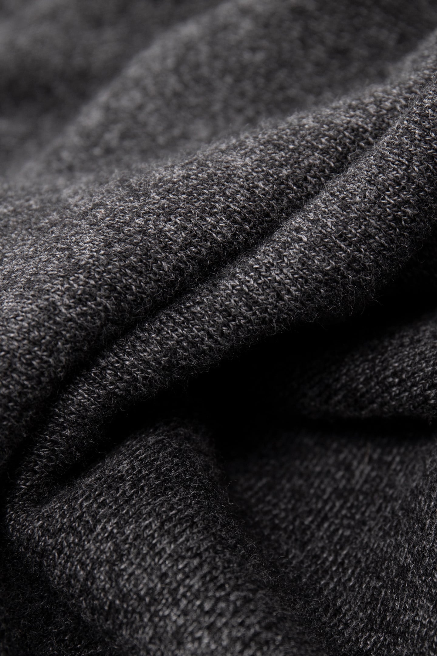 DRY FAST HOODED GRAPHITE KNIT SWEATER 8