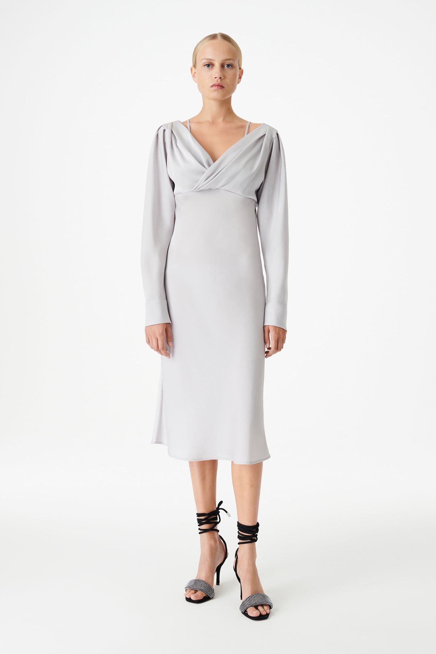 GUYAPI DRESS PEARL GREY 1