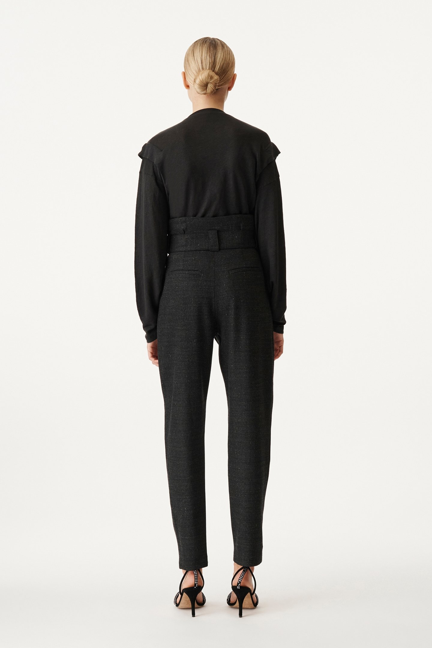 LONYA TROUSER DARK GREY/BLACK 2