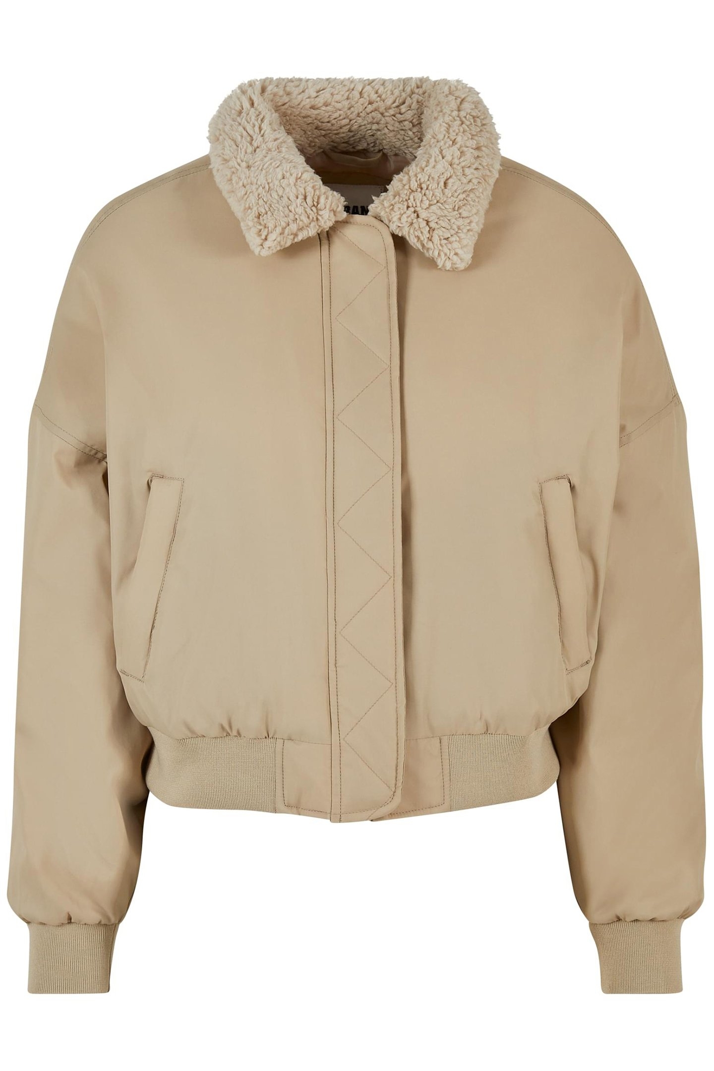 LADIES PILOT BOMBER JACKET WET SAND/SAND 1