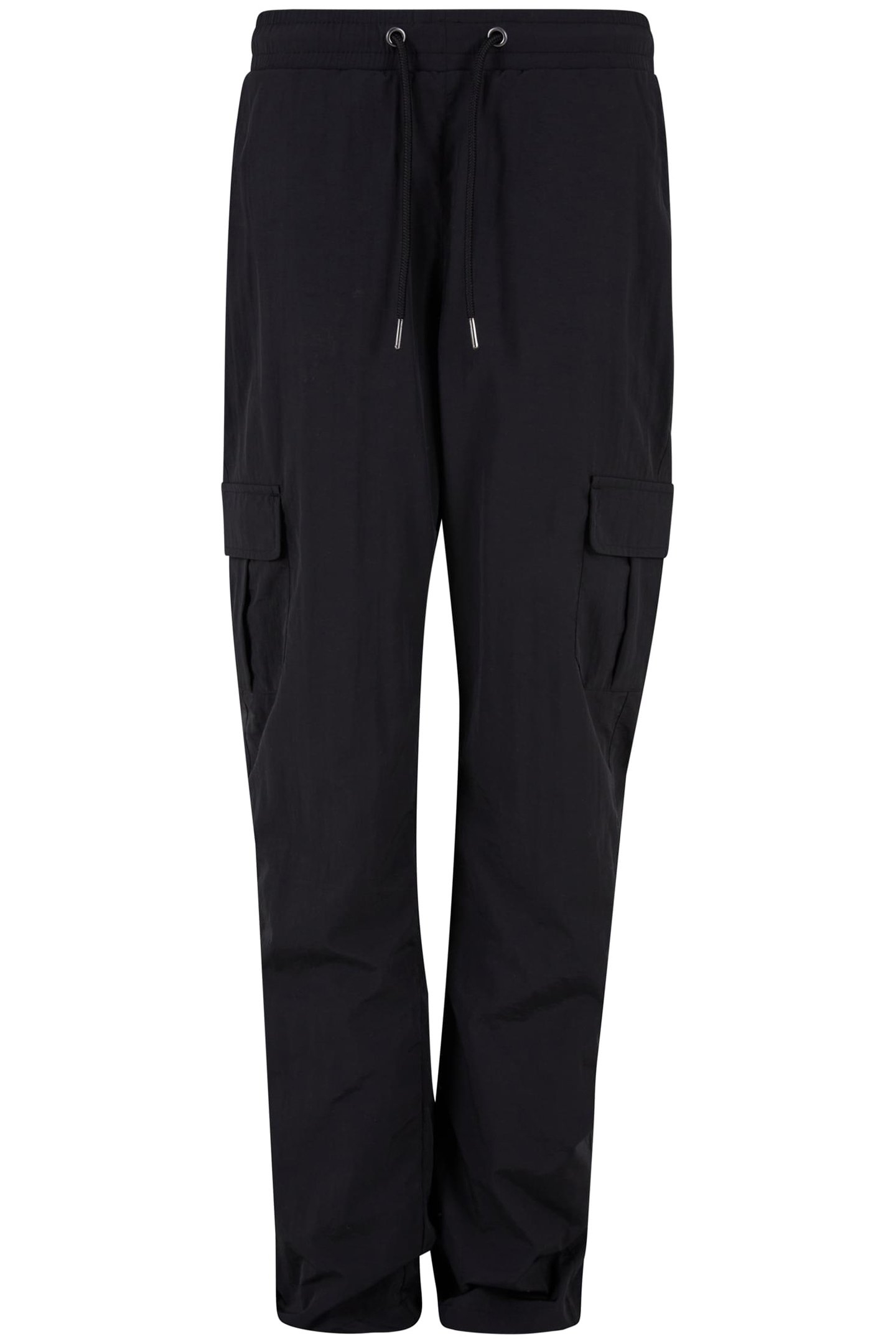 LADIES NYLON CARGO PANTS BLACK 1