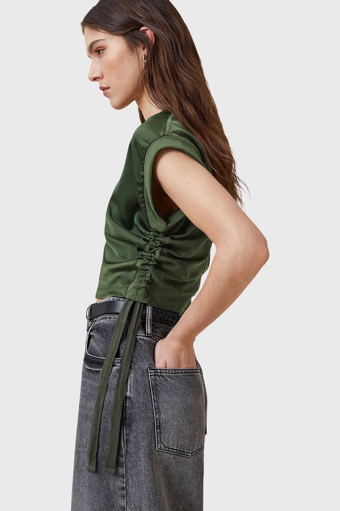 MIRA SATIN TEE RIFLE GREEN 6