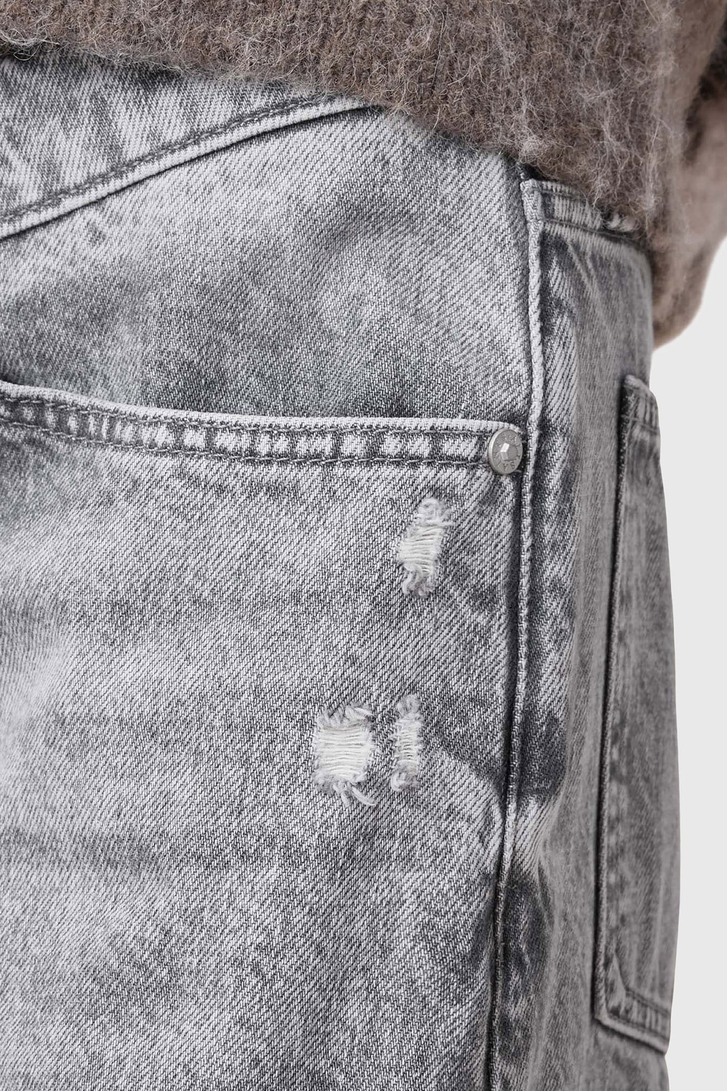 AKI CROSSOVER JEAN WASHED GREY 8