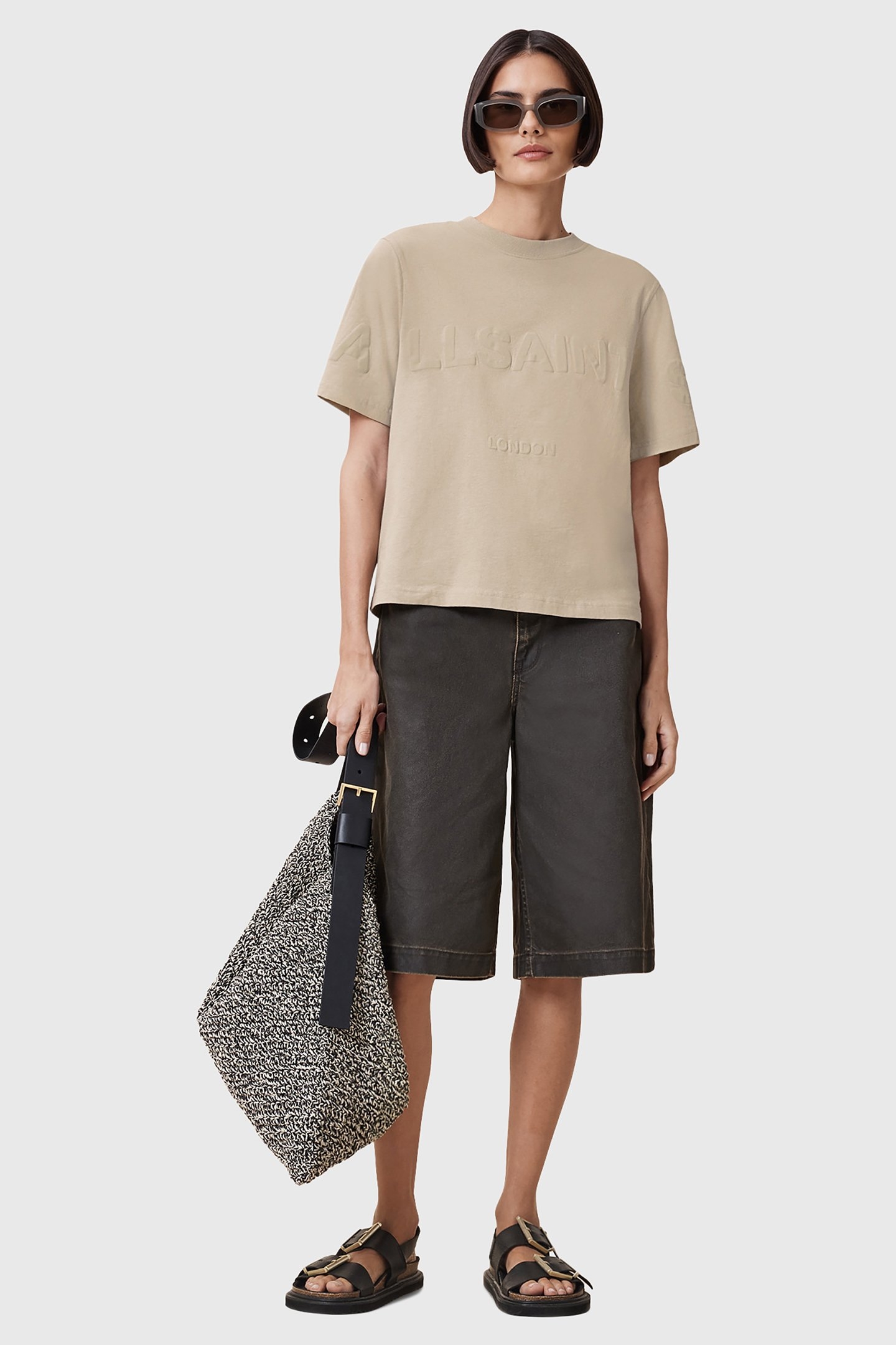 LISA BIGGY TEE LIGHT ASH GREEN 5