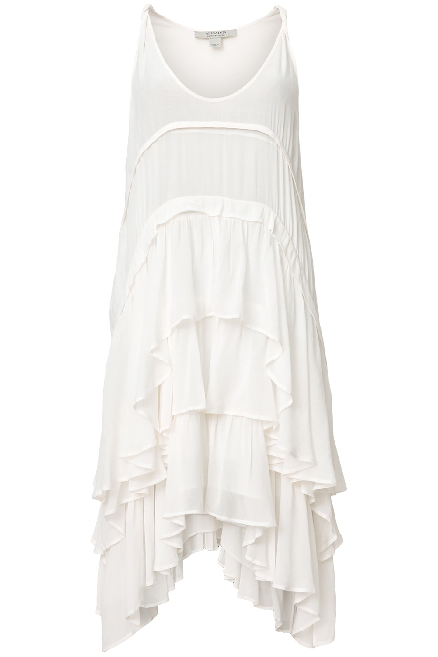 CAVARLY MINI DRESS OPTIC WHITE 4