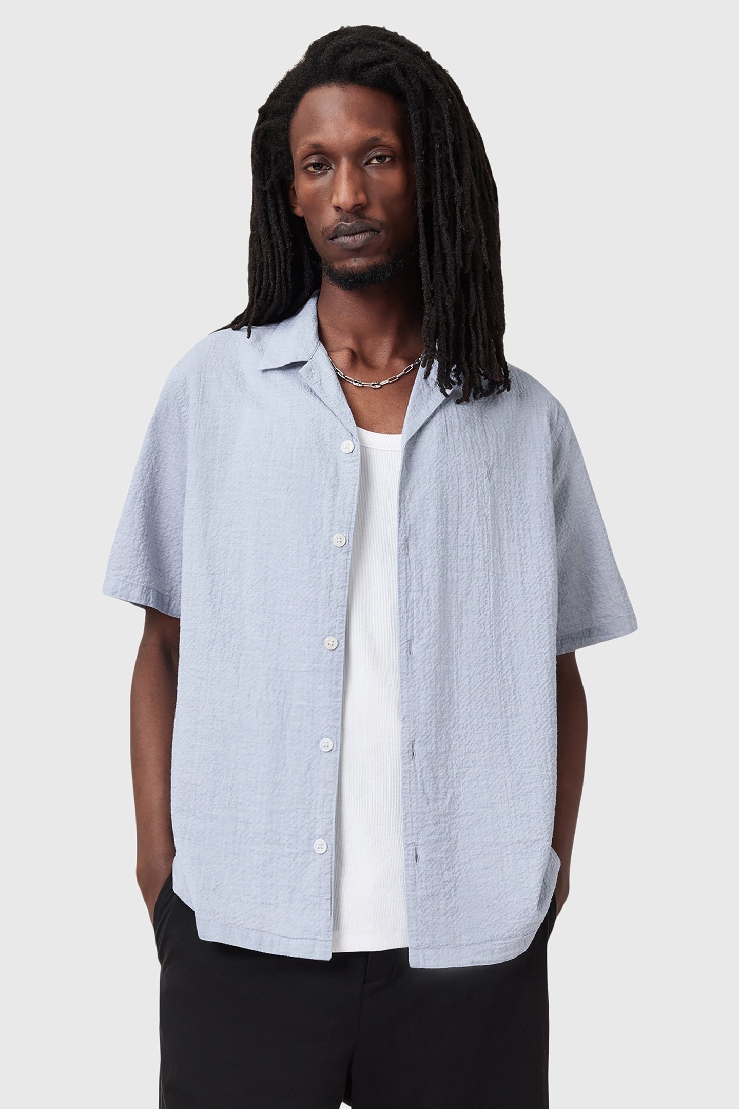 VALMER SS SHIRT BLUEBERRY BLUE 6