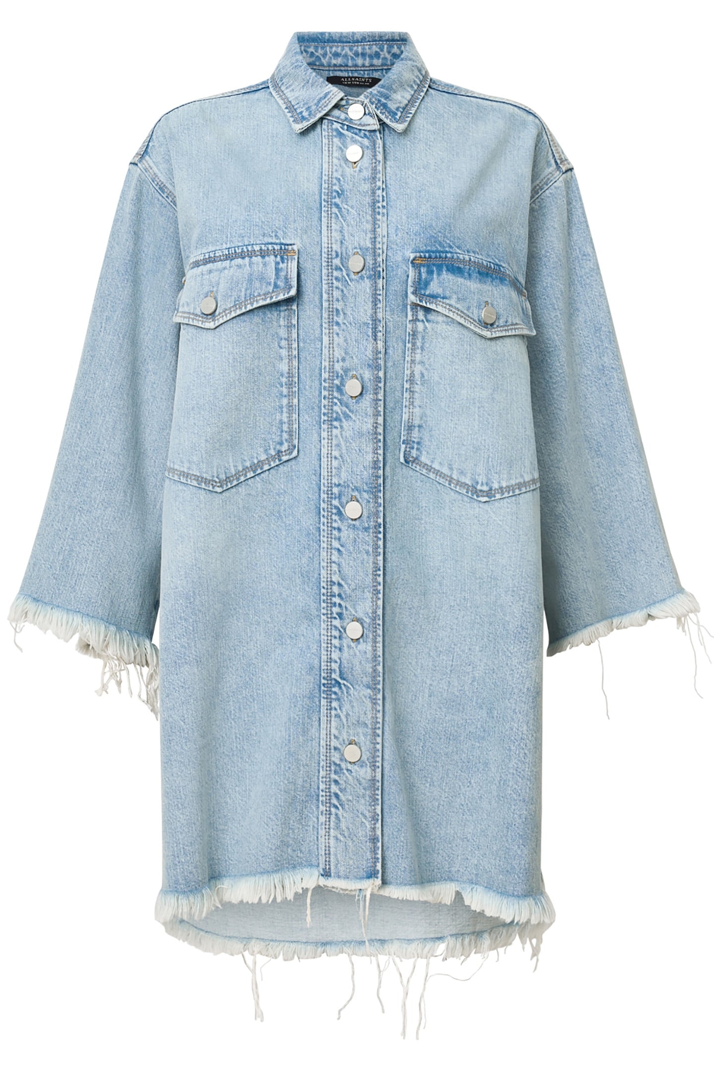 FAYE SS DENIM DRESS LIGHT INDIGO 4