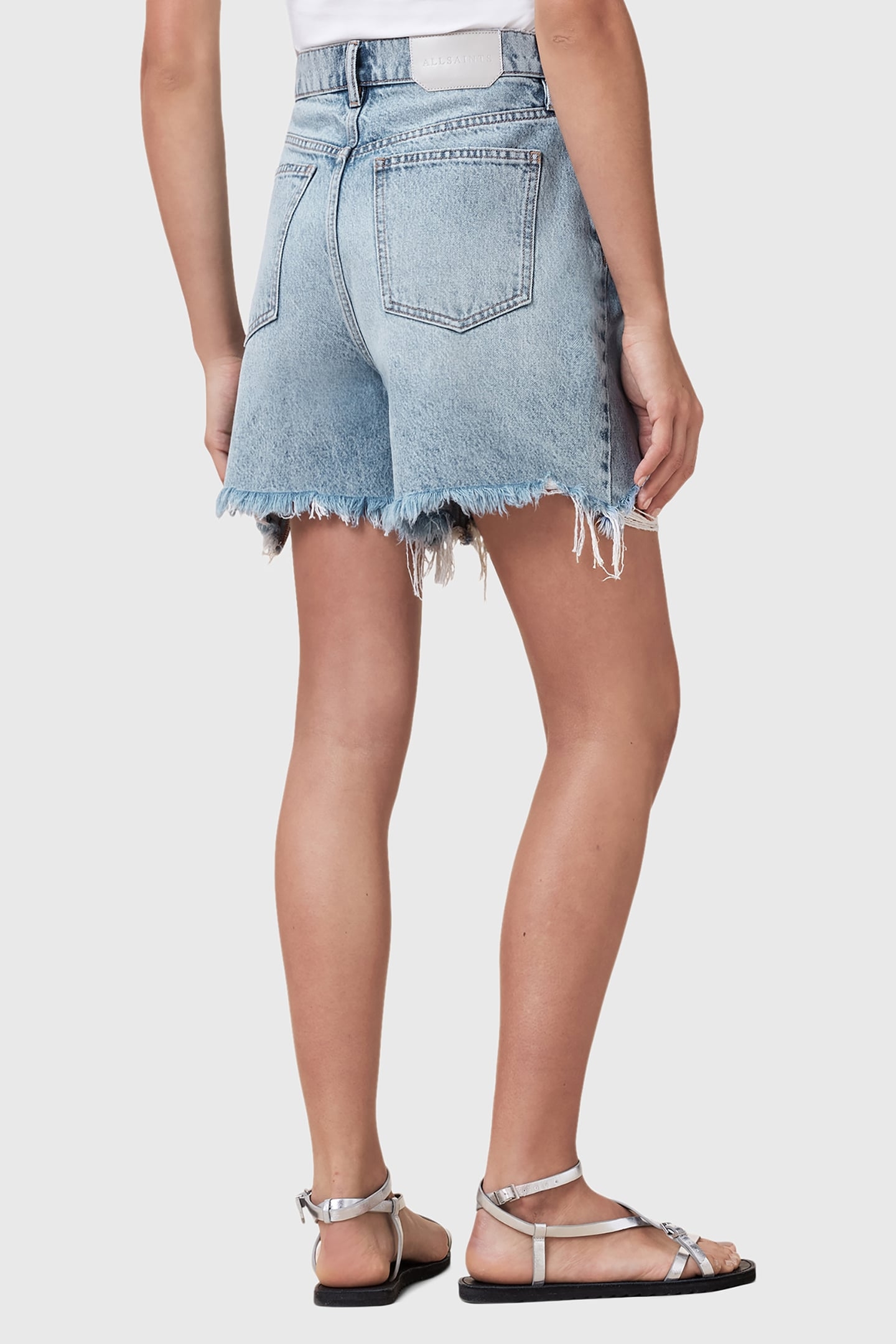 DORIS DENIM SHORT LIGHT INDIGO 2
