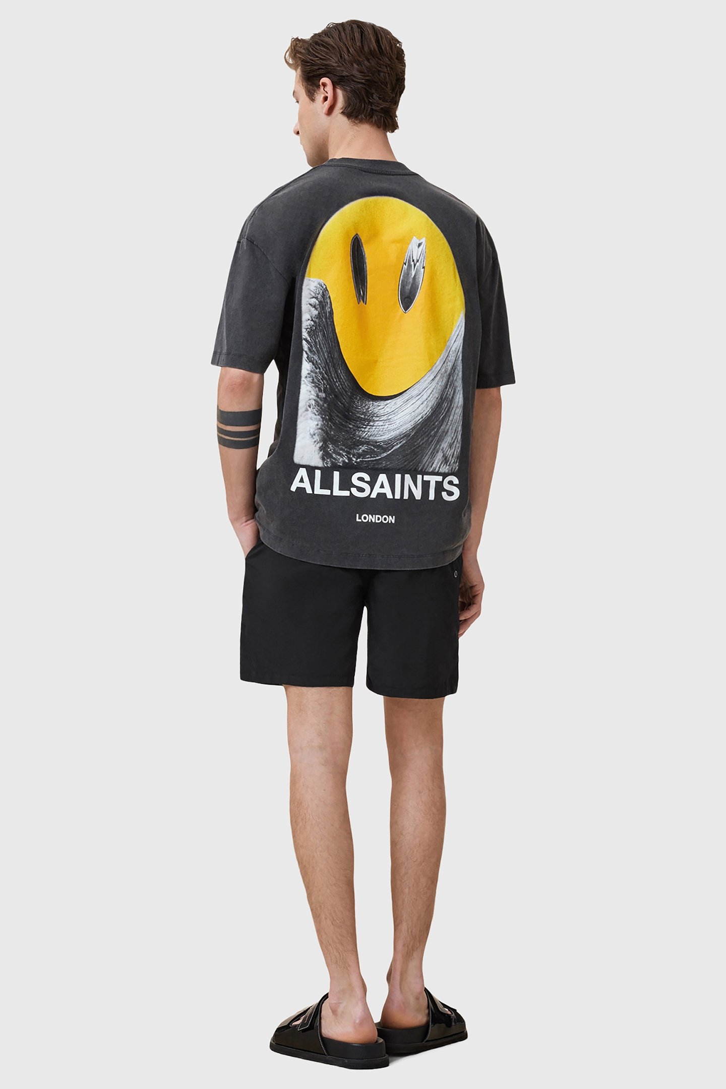 PARTY WAVE SWIMSHORT JET BLACK 4