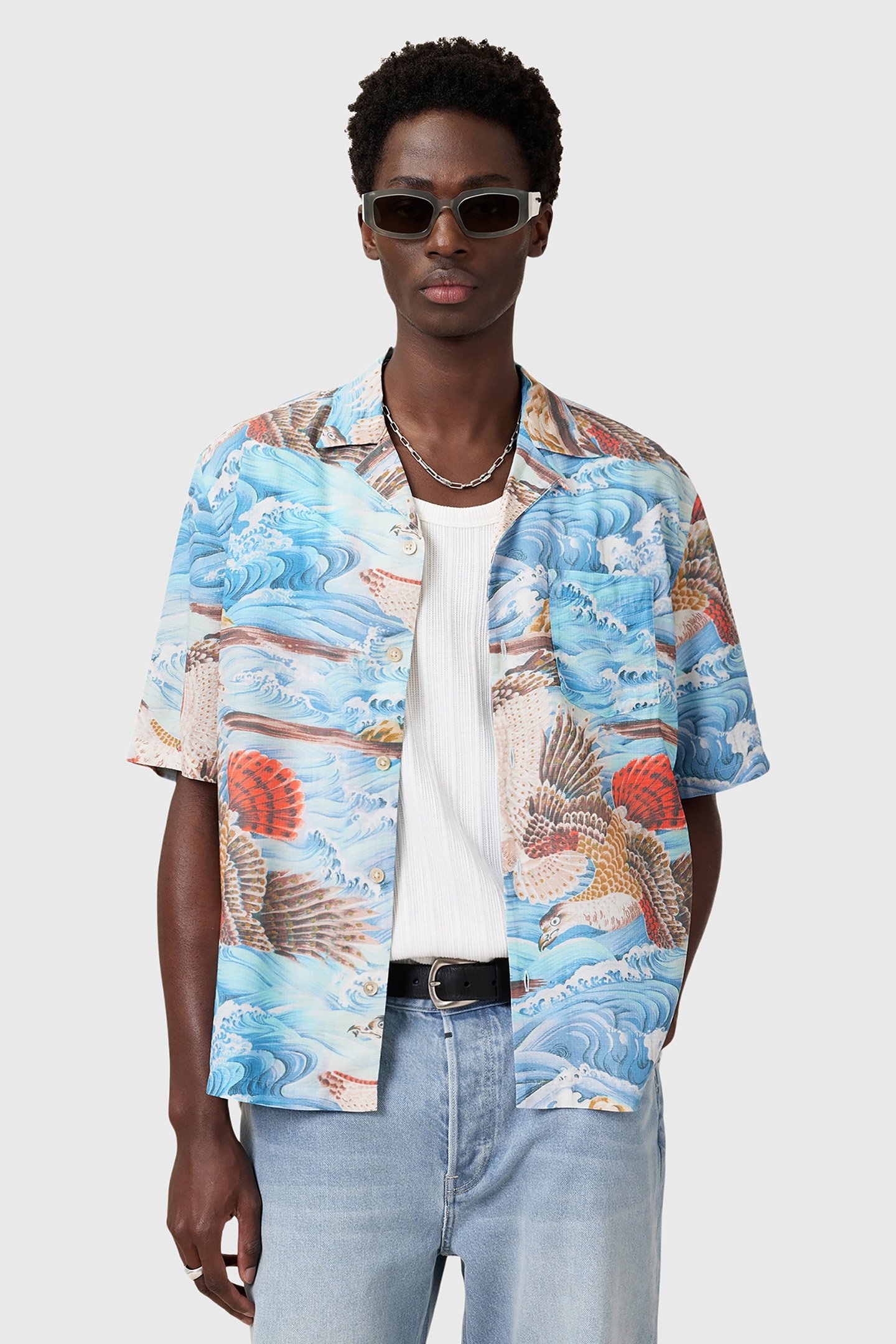 CORSICAN SS SHIRT WILLOW BLUE 6