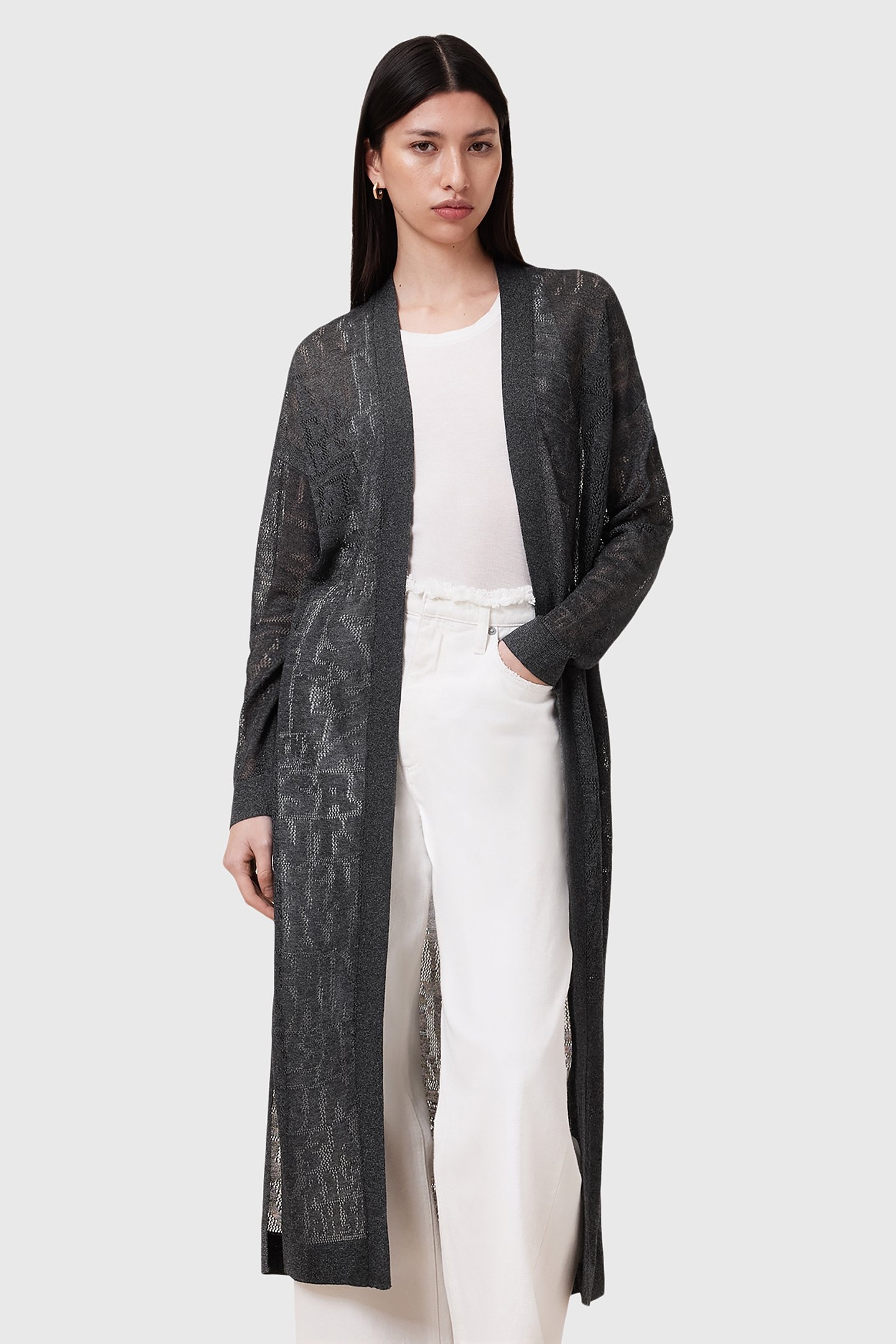 KAITO CARDIGAN CARBON GREY 1