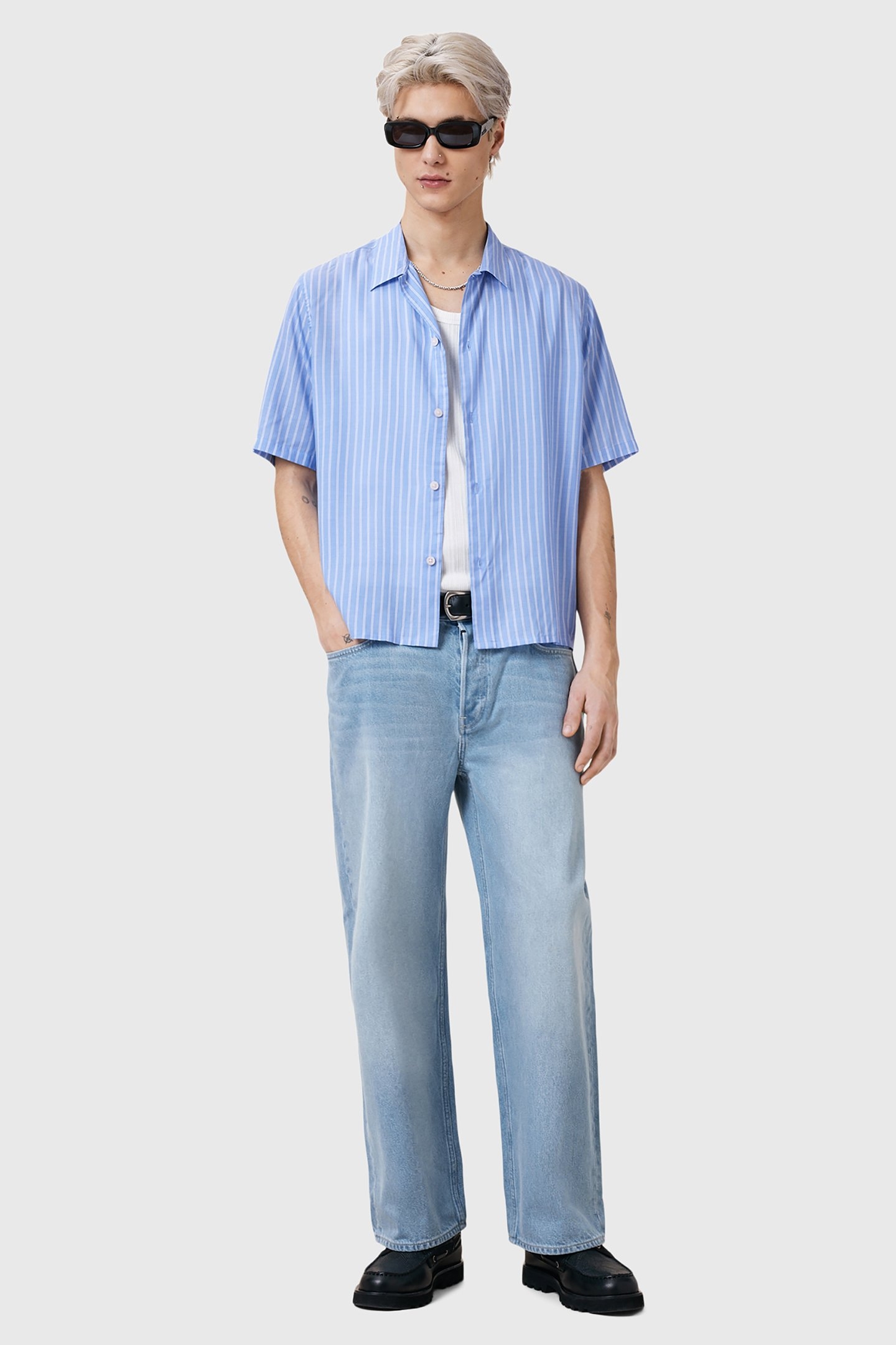 ARRAN SS SHIRT AREO BLUE 5