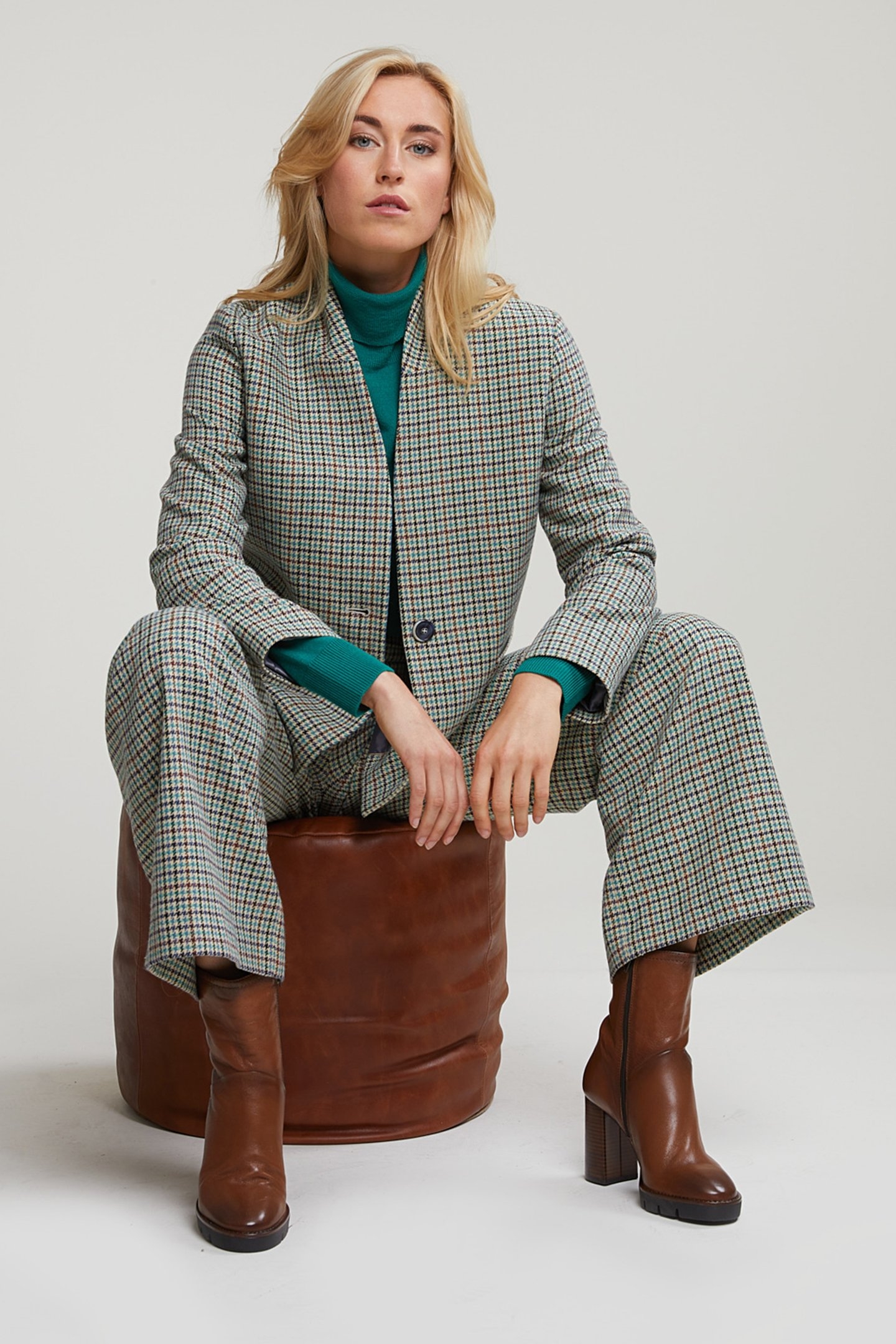 CHECKED BLAZER MULTI 3