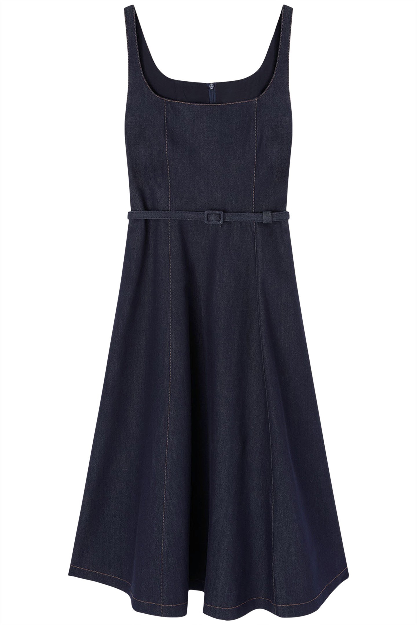 DENIM MIDI DRESS BLUE 3