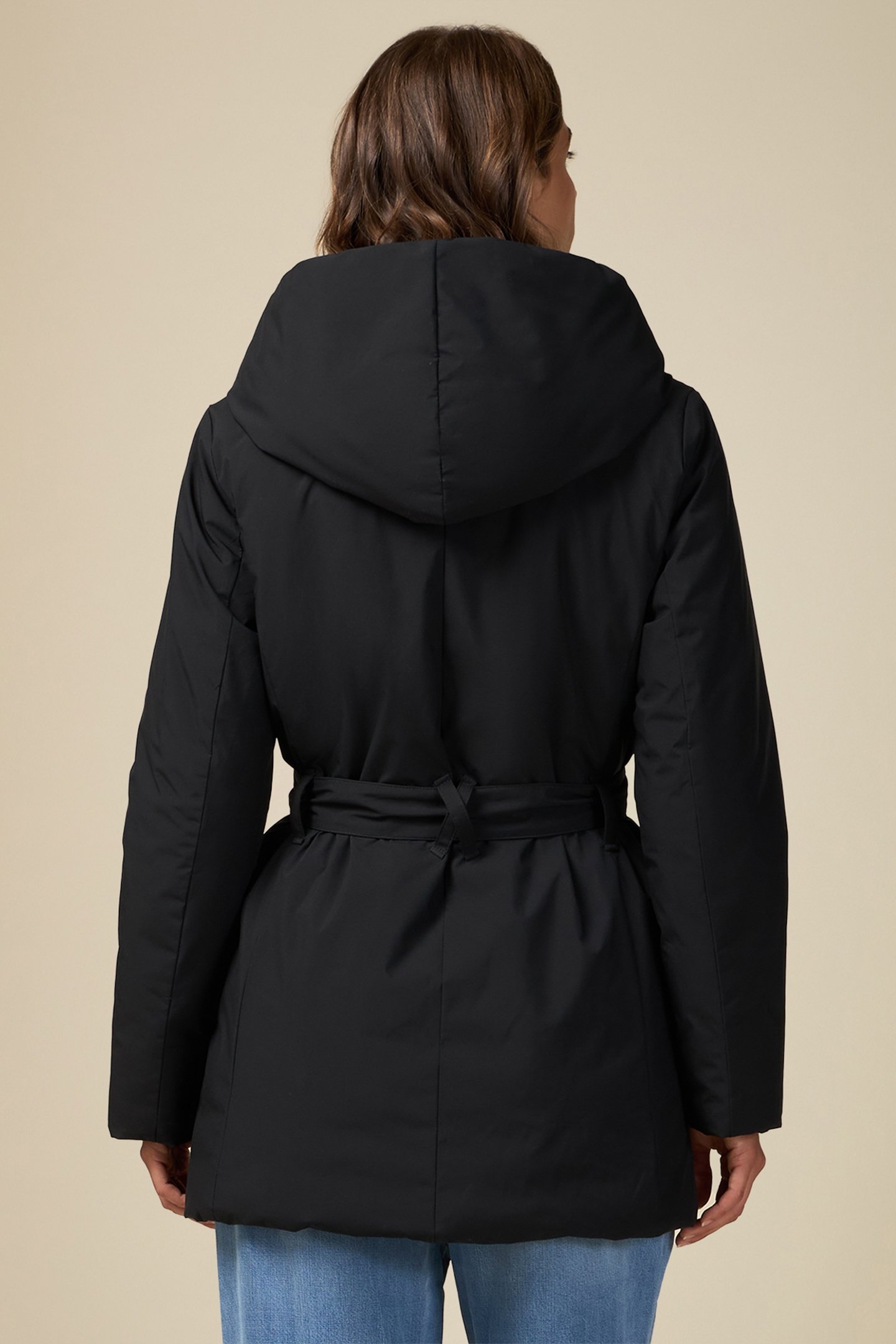 PADDED MIDI PARKA BLACK 2