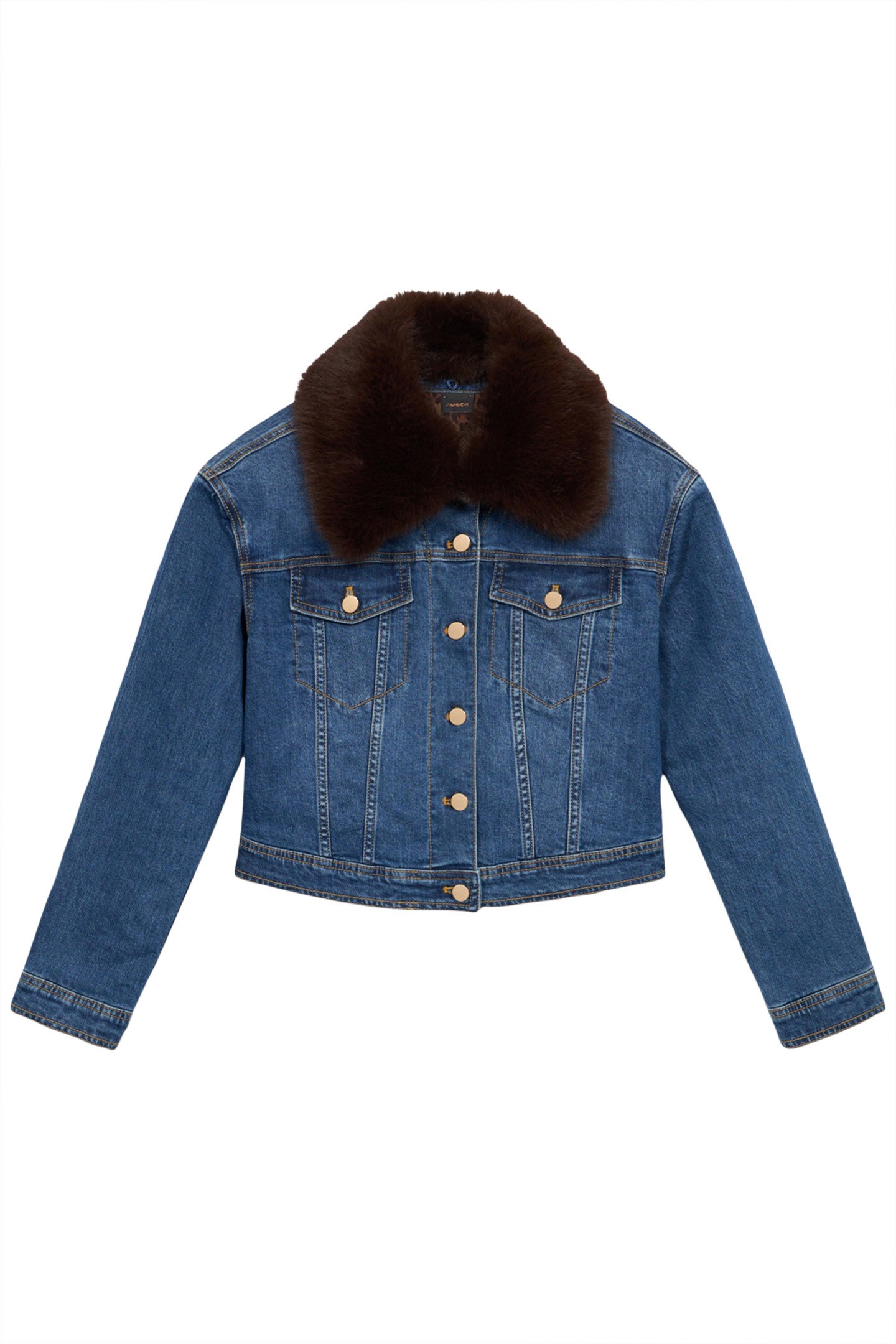 DENIM JACKET WITH QUILTED LINING BLUE 3