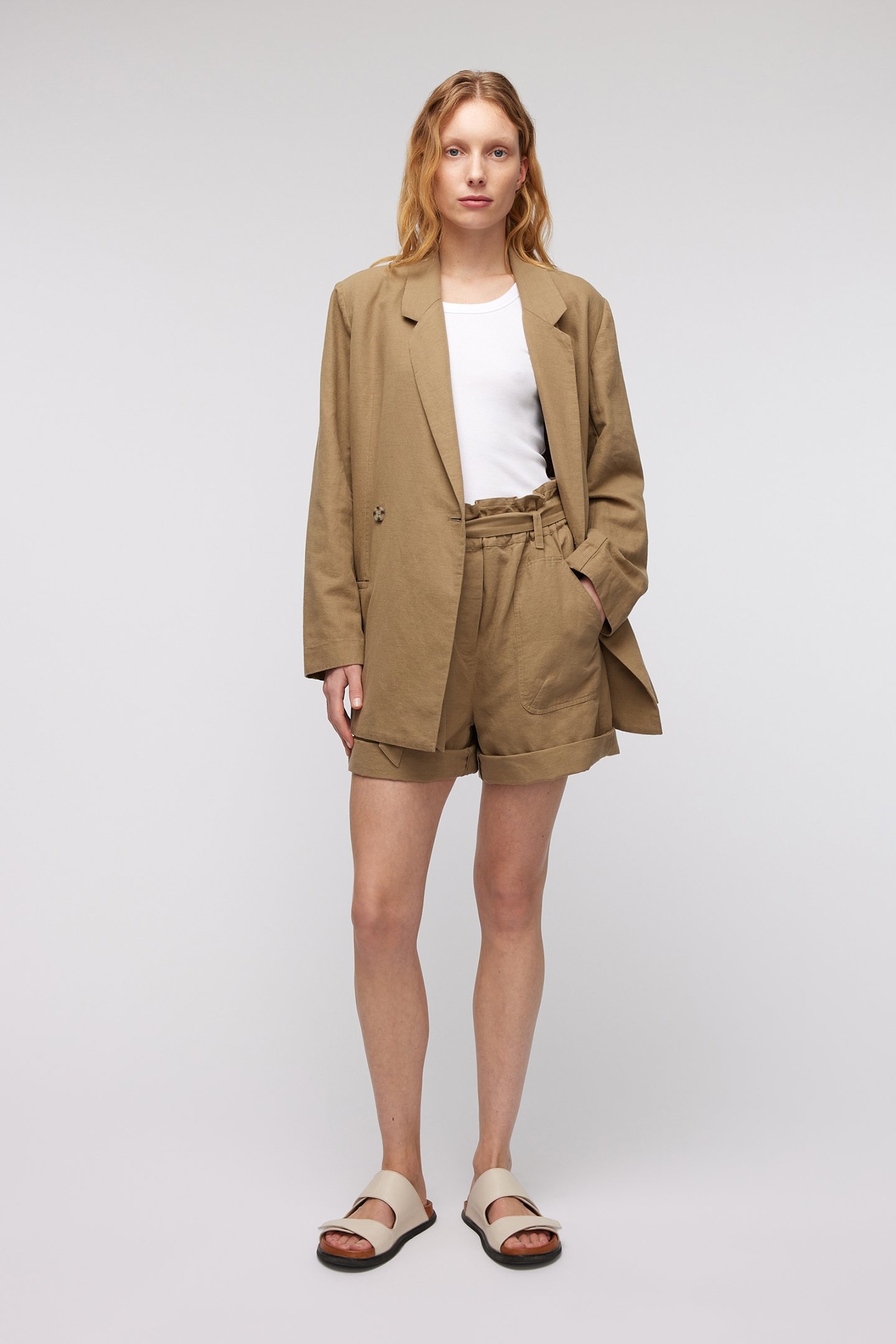 KELSEY BLAZER KHAKI 5