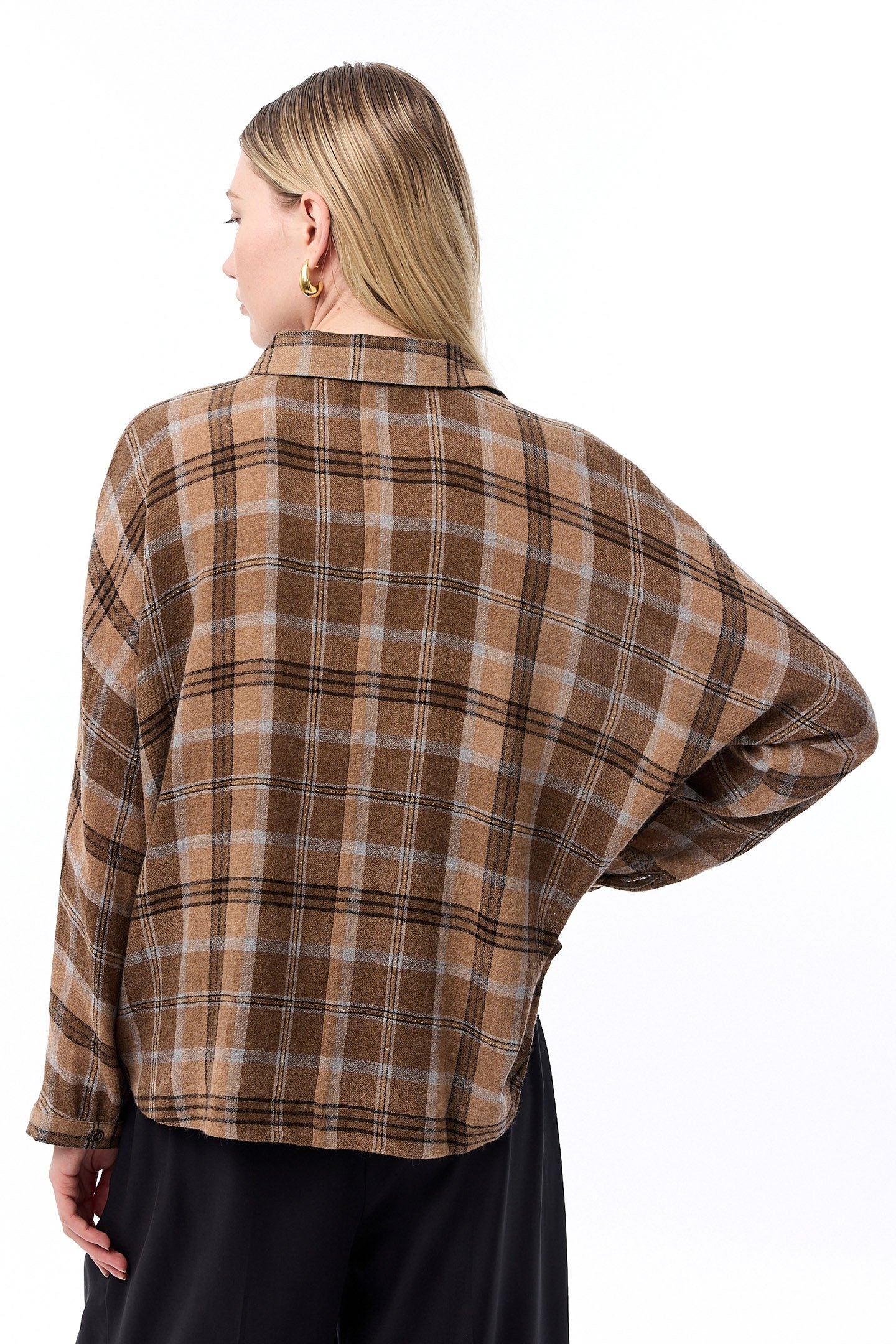 DAISY BLOUSE BROWN 2