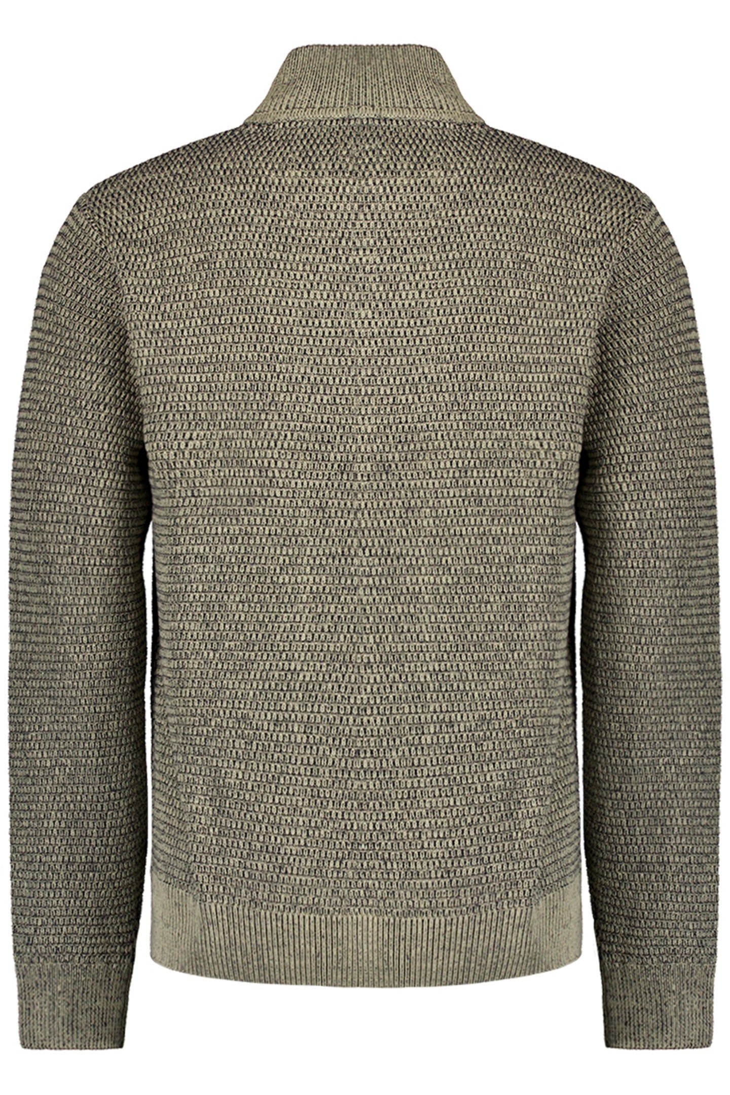 PULLOVER HALF ZIPPER 2 COLOURED MELANGE STONE 4