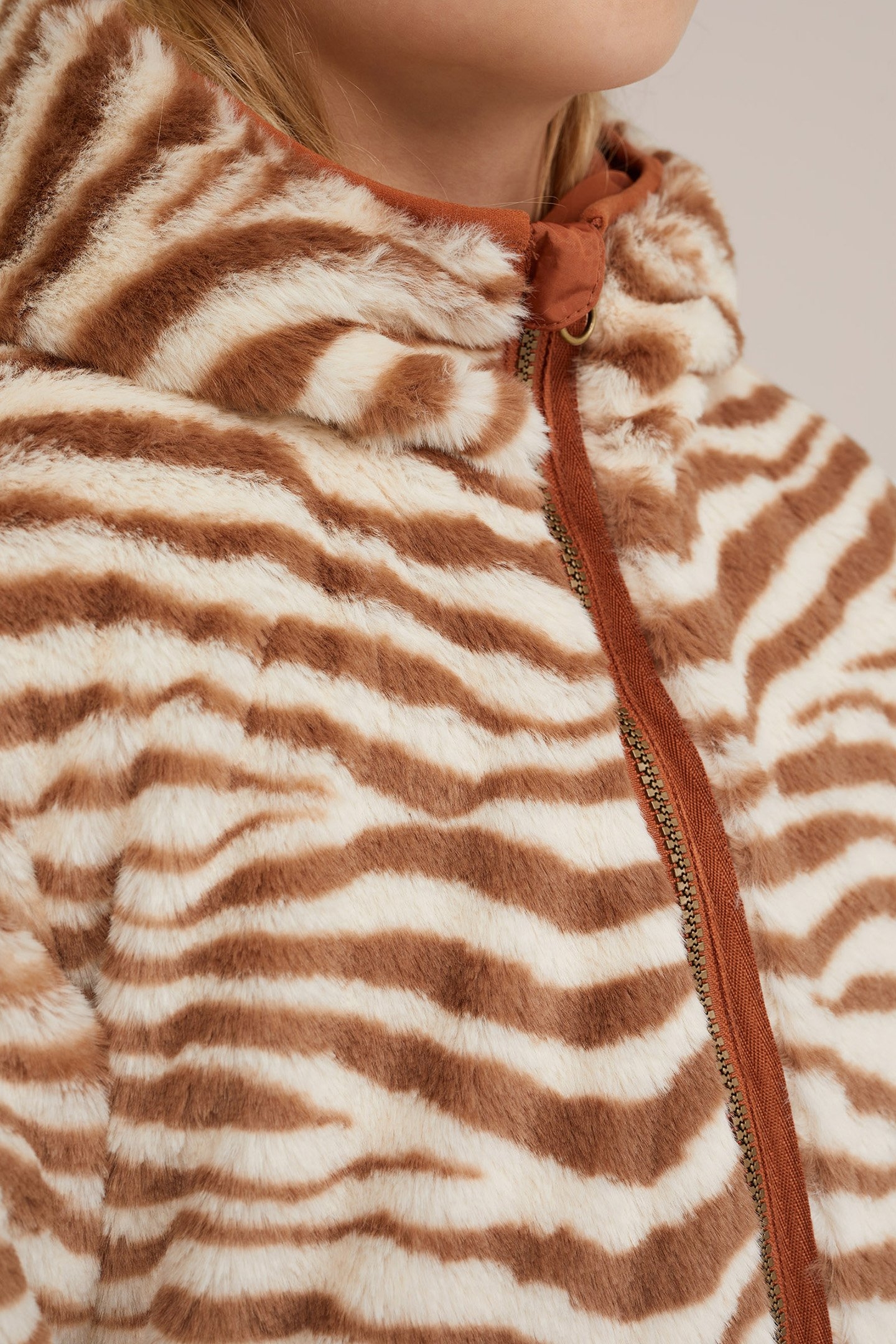 JACKET REVERSIBLE PARKA CINNAMON BROWN 6