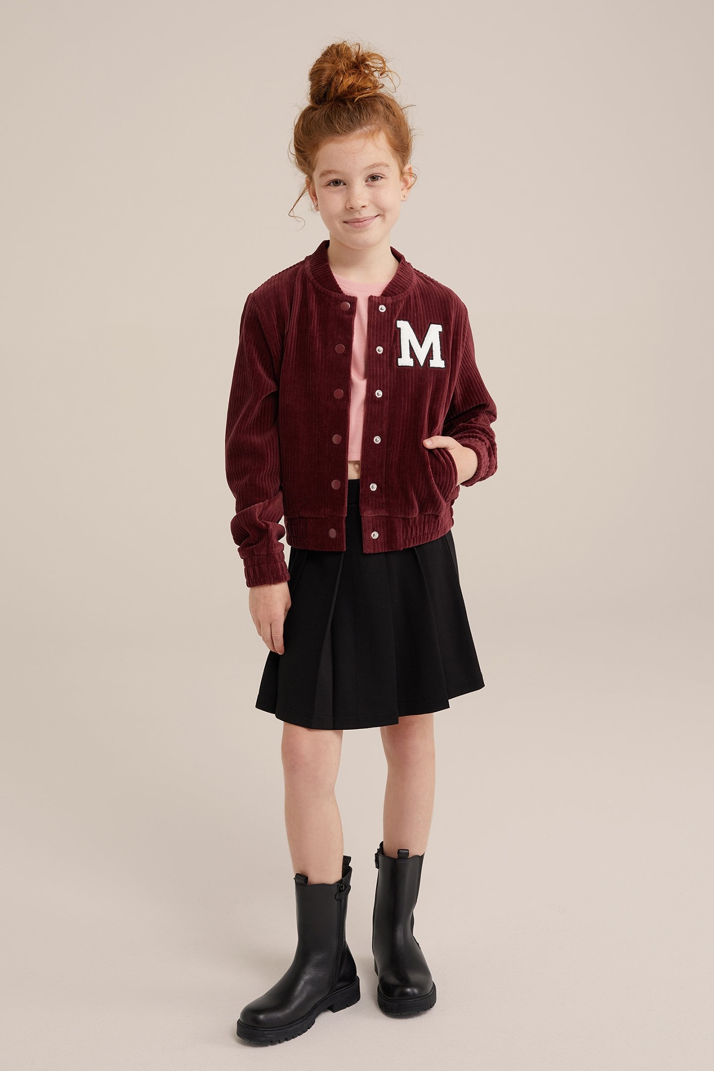 BOMBER BURGUNDY RED 2