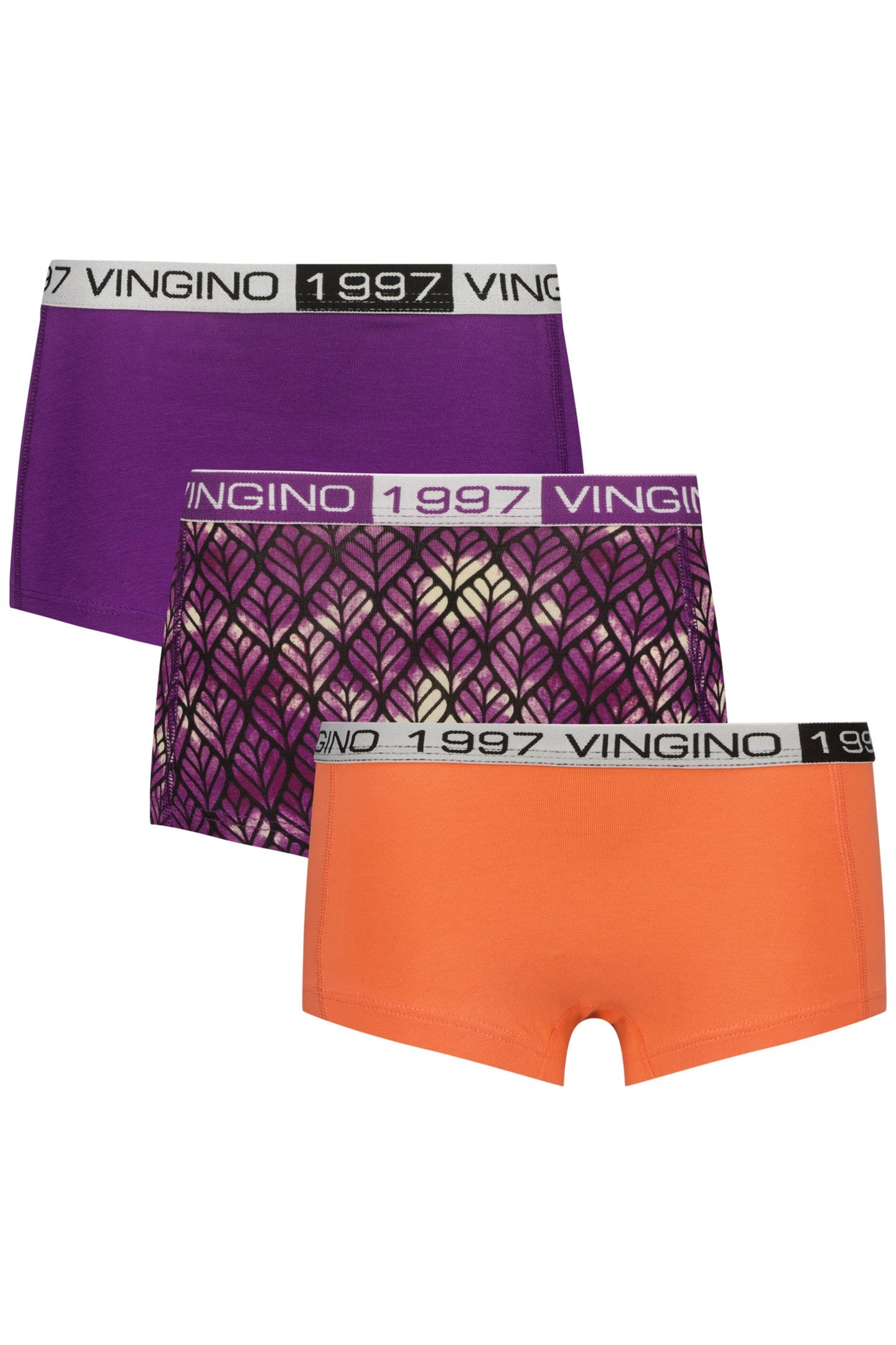 GIRLS G-WO25-1 DIGITAL 3 PACK UNDERWEAR & SLEEPWEAR VIOLA PU 1