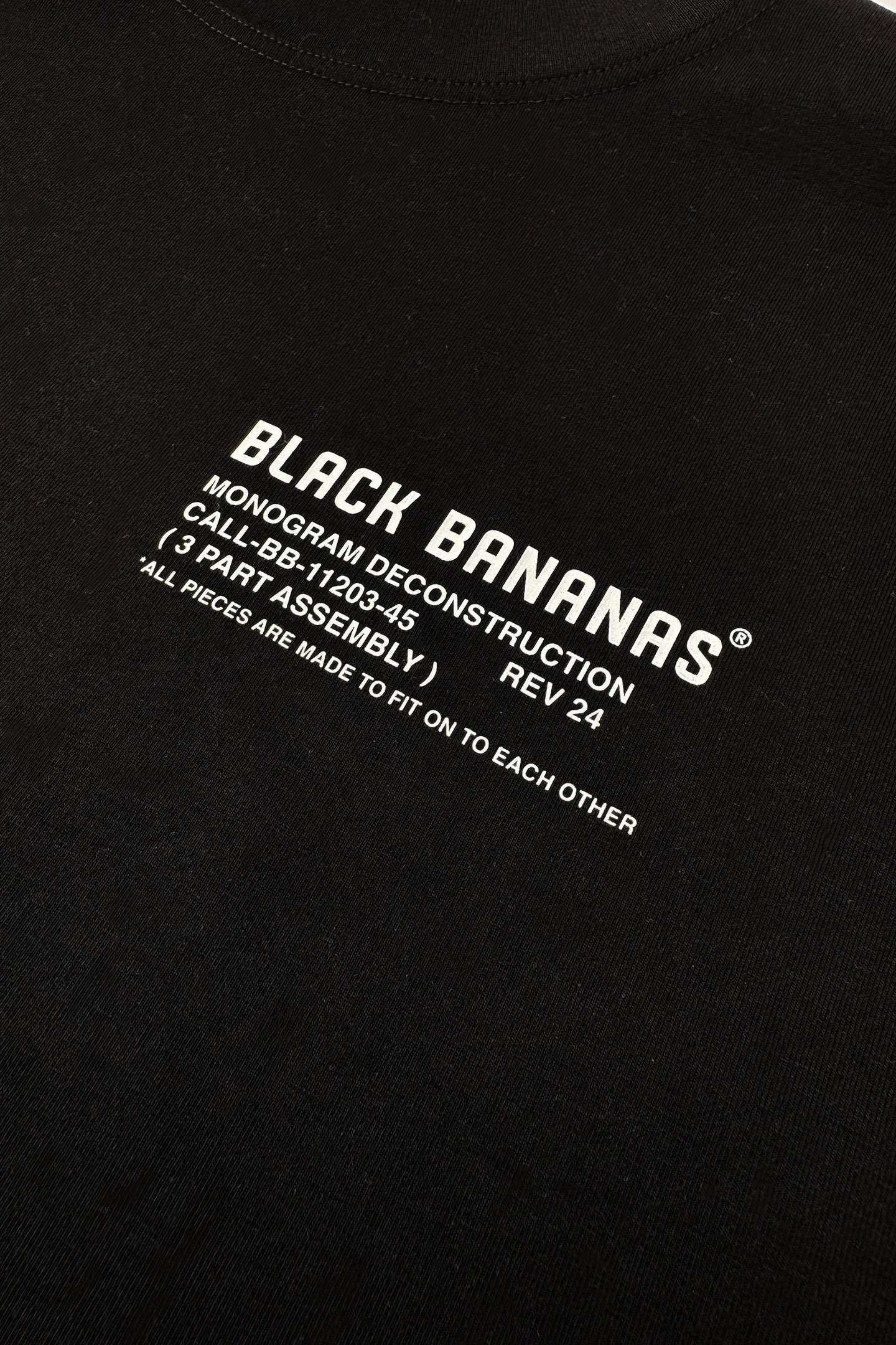 DECONSTRUCTION T-SHIRT BLACK 6